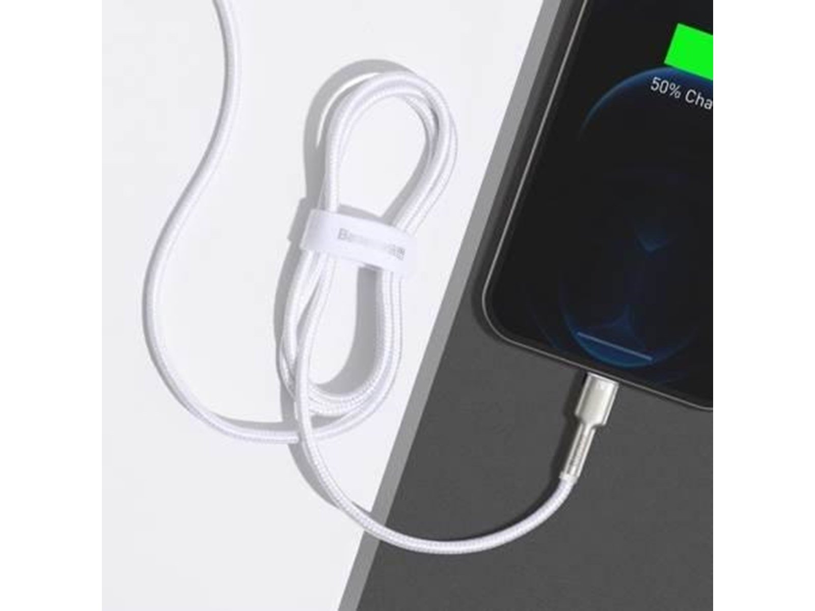 Baseus USB cable for Lightning  Cafule 2.4A 1m (white)