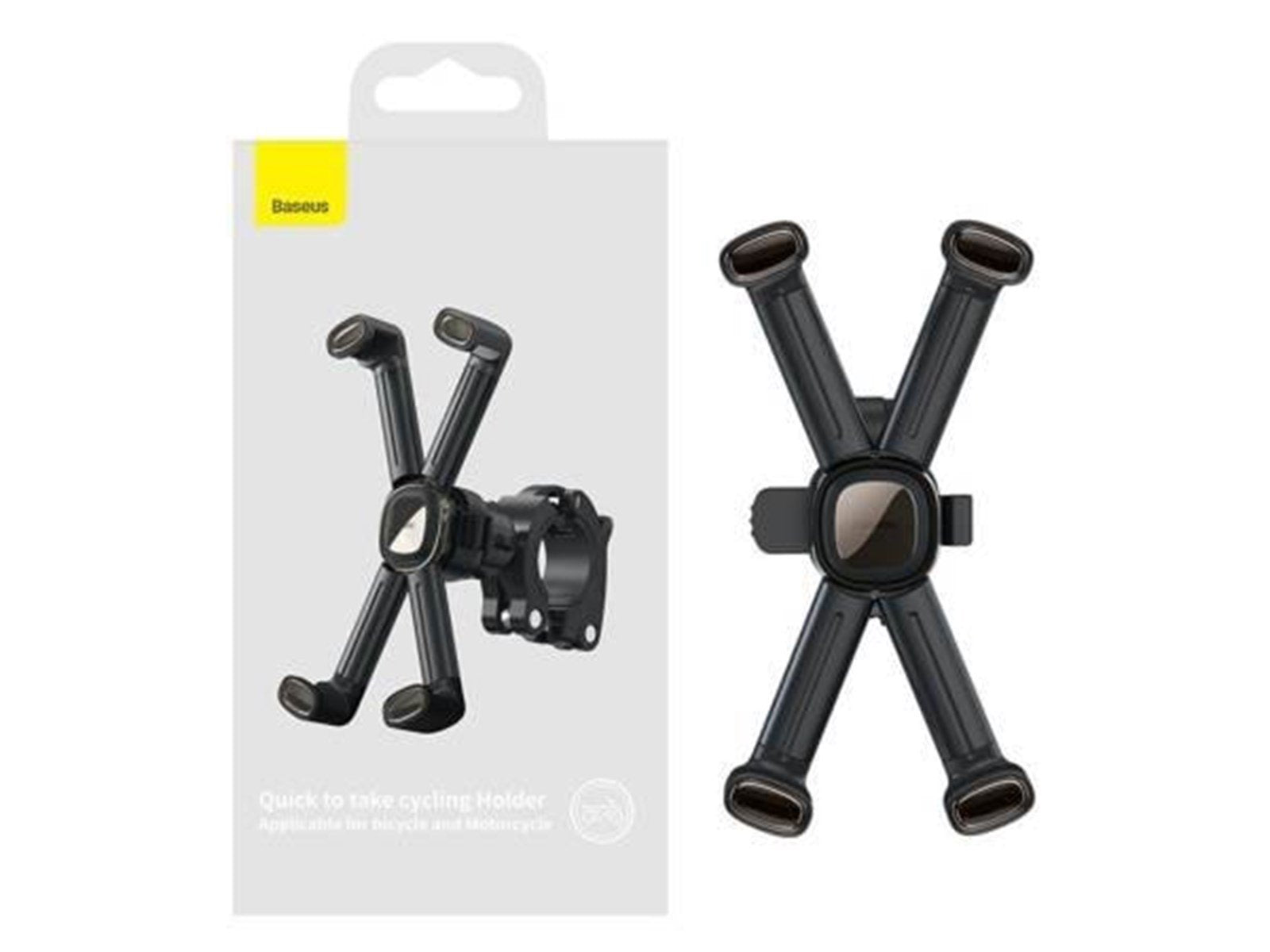 Baseus Quick bike carrier for phones (black)