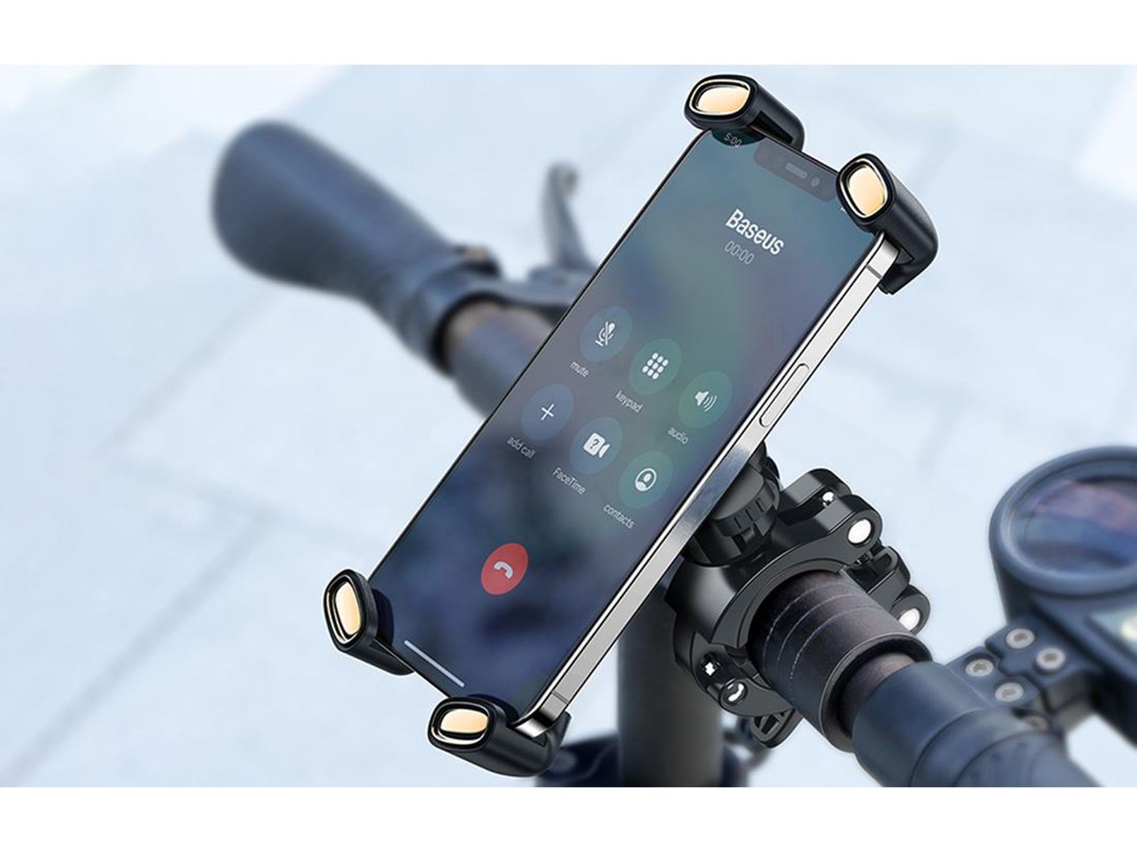 Baseus Quick bike carrier for phones (black)