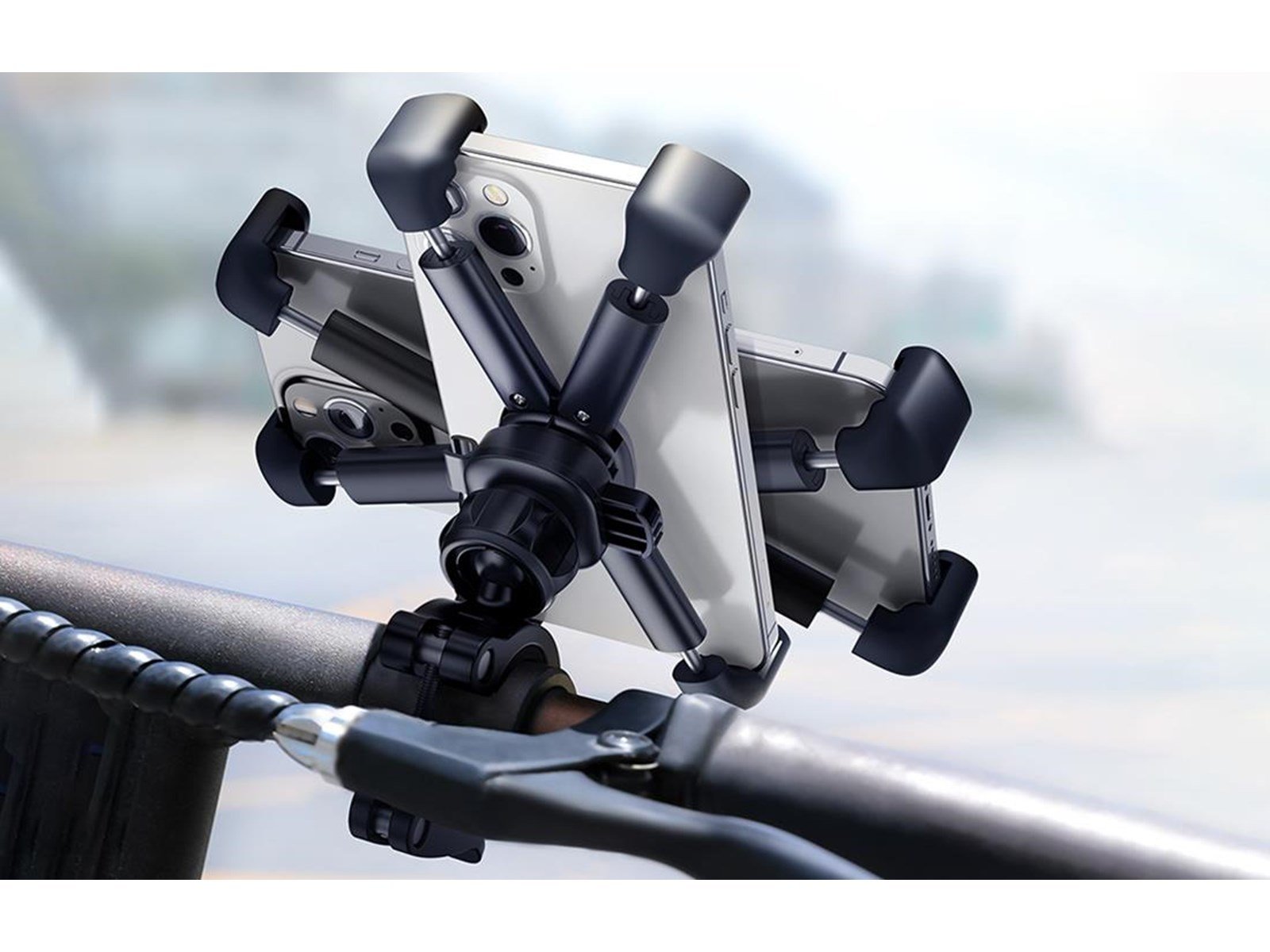 Baseus Quick bike carrier for phones (black)