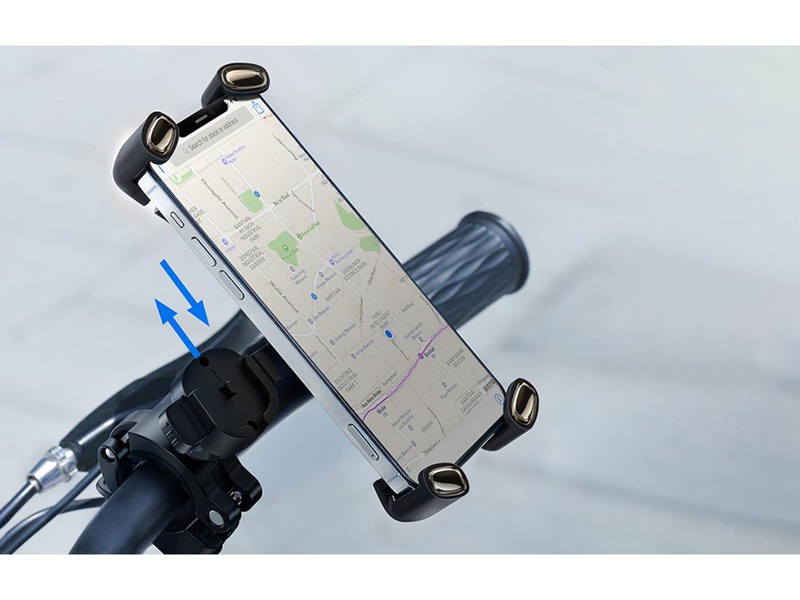 Baseus Quick bike carrier for phones (black)