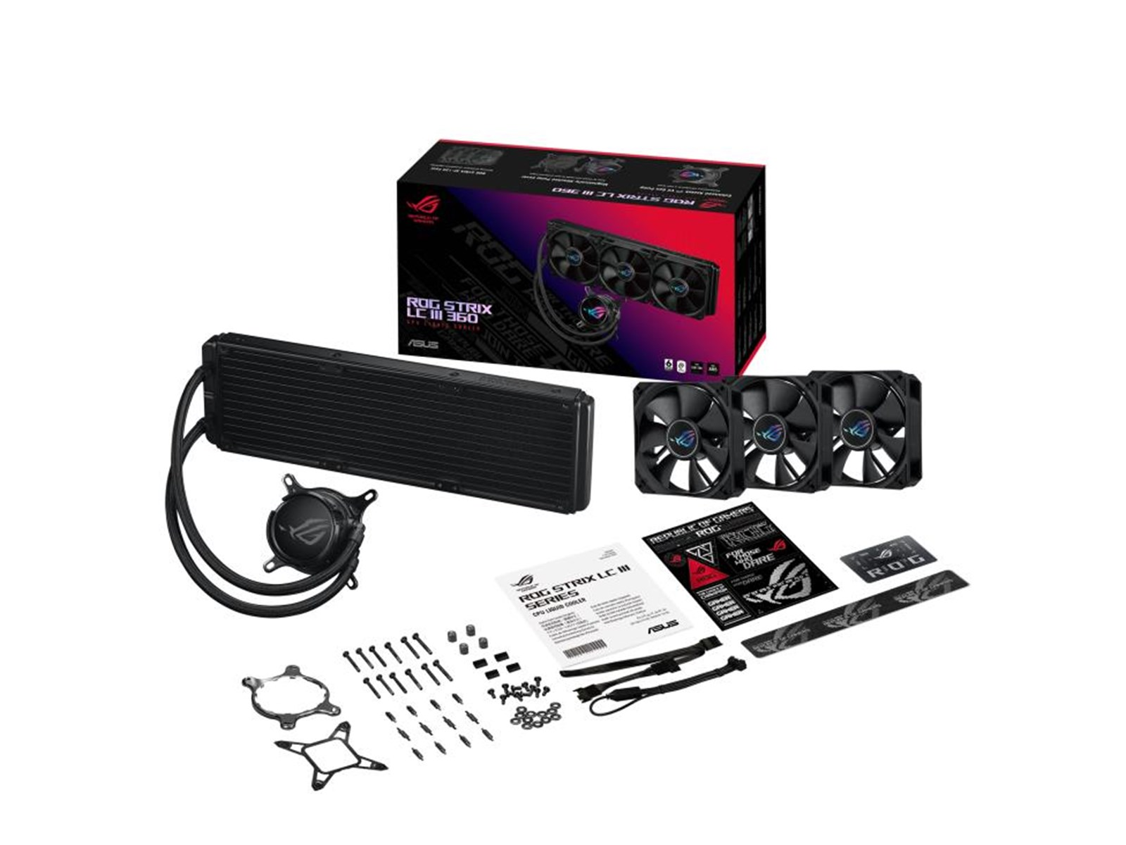 ASUS ROG STRIX LC III 360 - Black - CPU-Wasserkühlung - Max 36 dBA