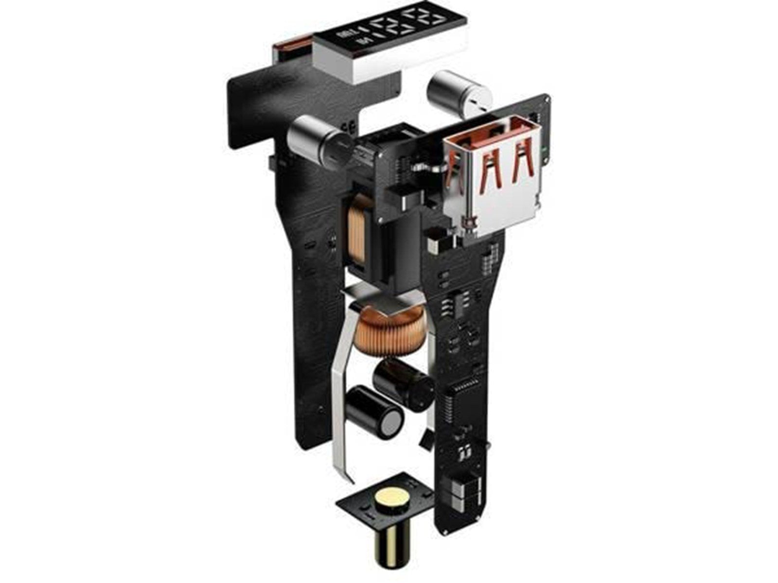 Baseus Car charger  Superme USB USB-C 100W (black)