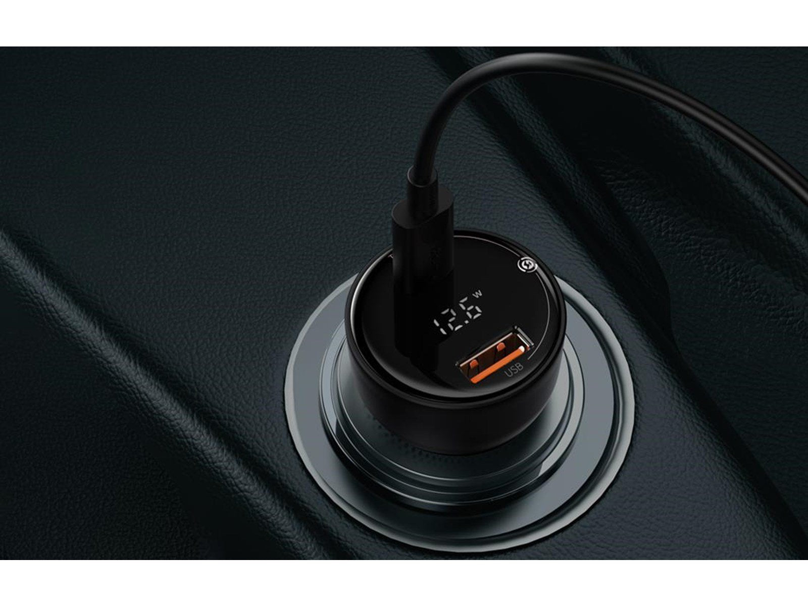 Baseus Car charger  Superme USB USB-C 100W (black)