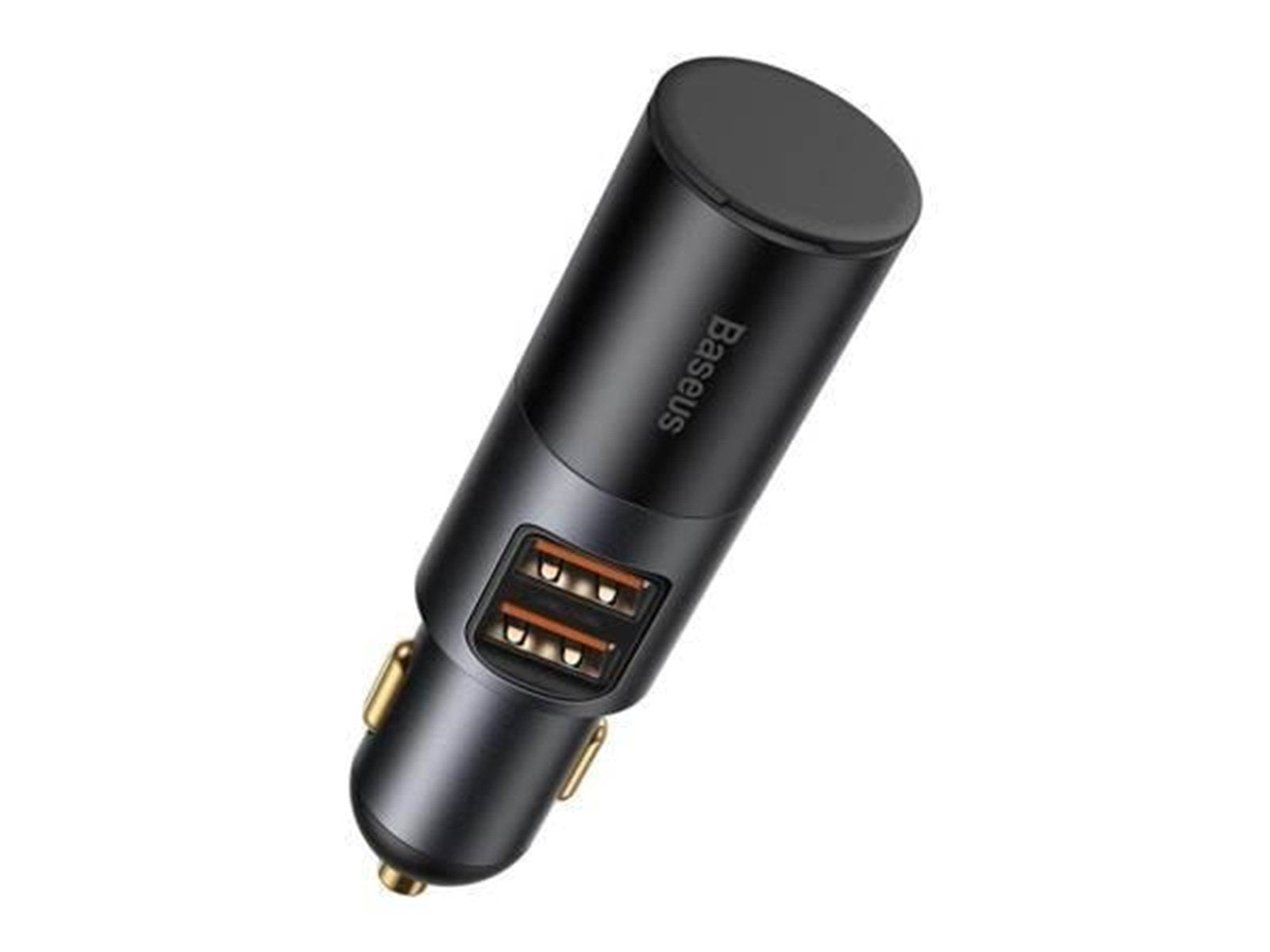 Baseus Share Together Fast Charge Car Charger with Cigarette Lighter Expansion Port 2x USB 120W (Gray)