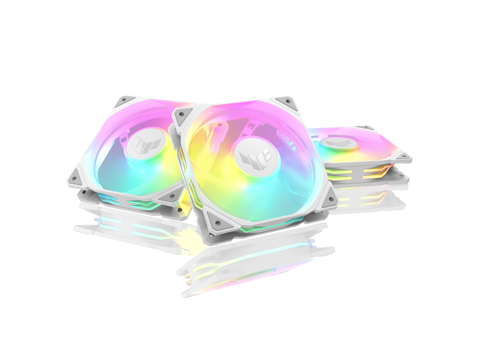 ASUS TUF GAMING TR120 REVERSE 3-pack - Gehäuselüfter - 120mm - Weiß - 29 dBA