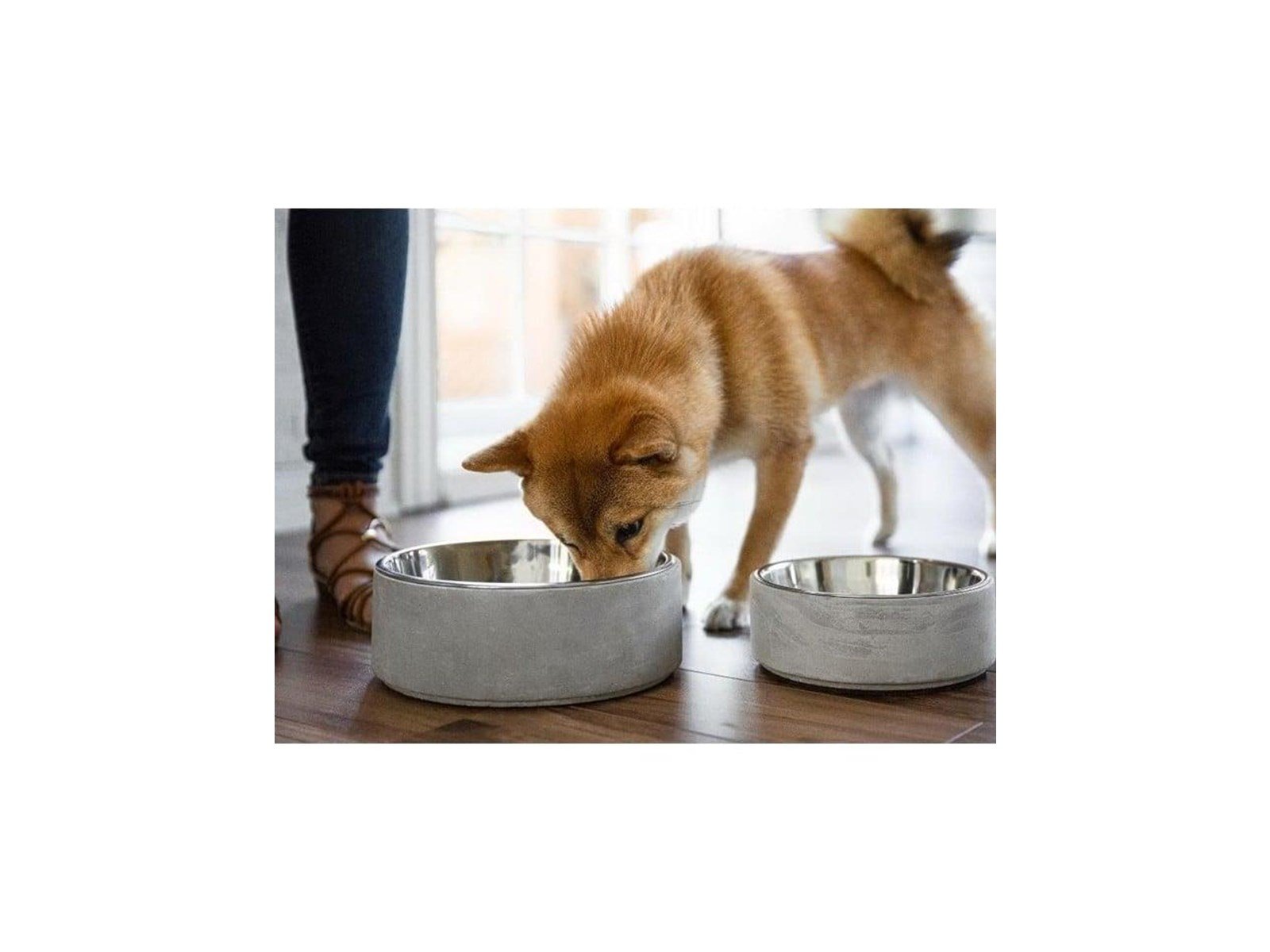 Beonebreed Be One Breed - Food & Water Bowl - 1400ml - Concrete (66257821192)