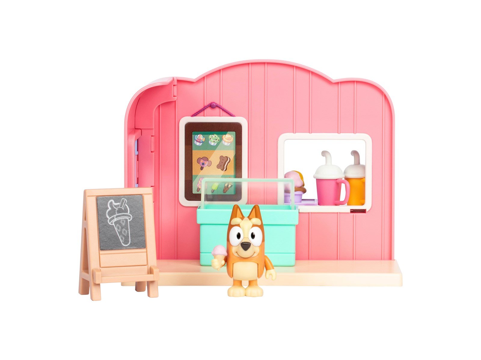Bluey Playset Mini Ice Cream shop playset