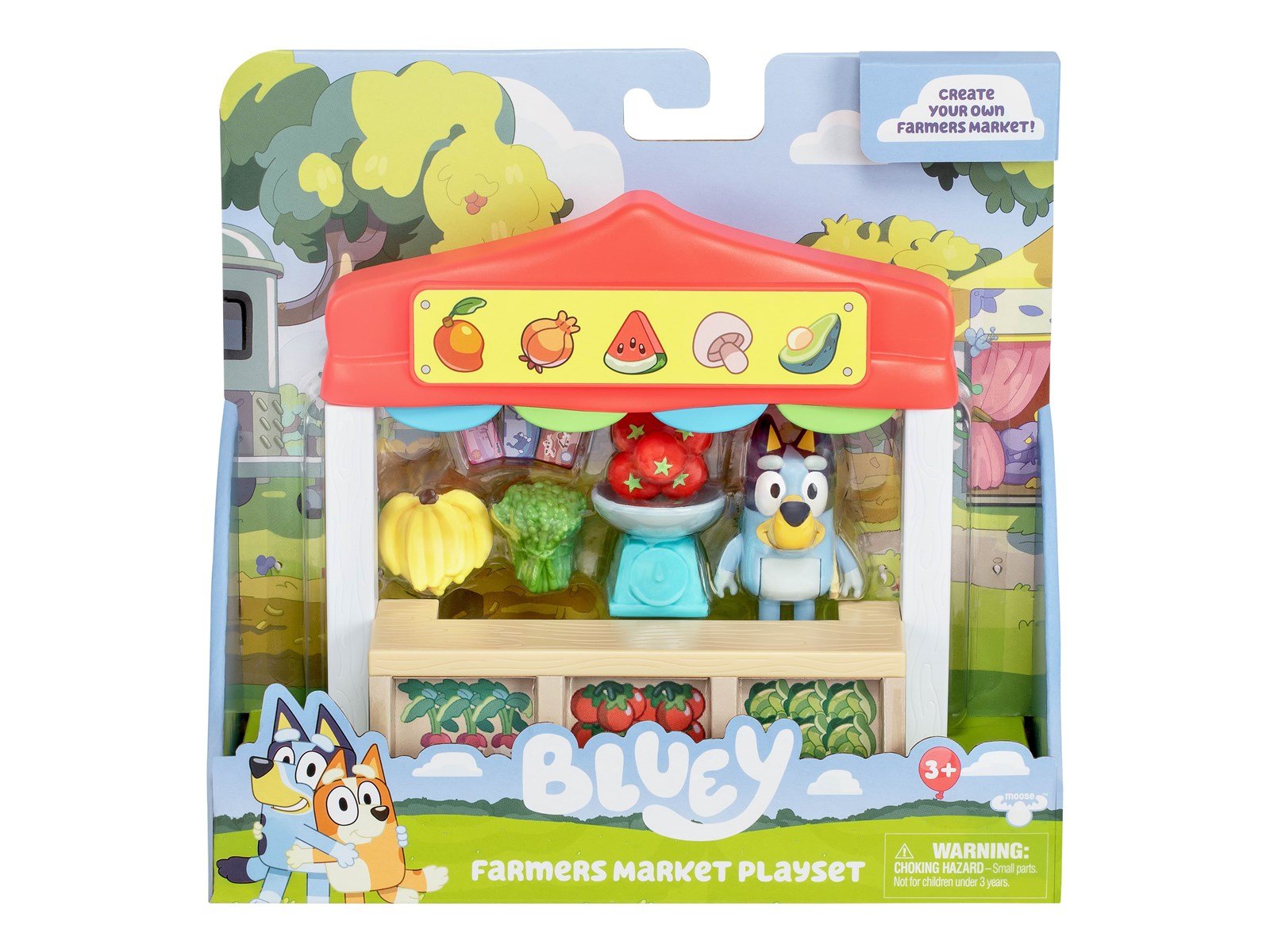 Bluey Farmers market  playset