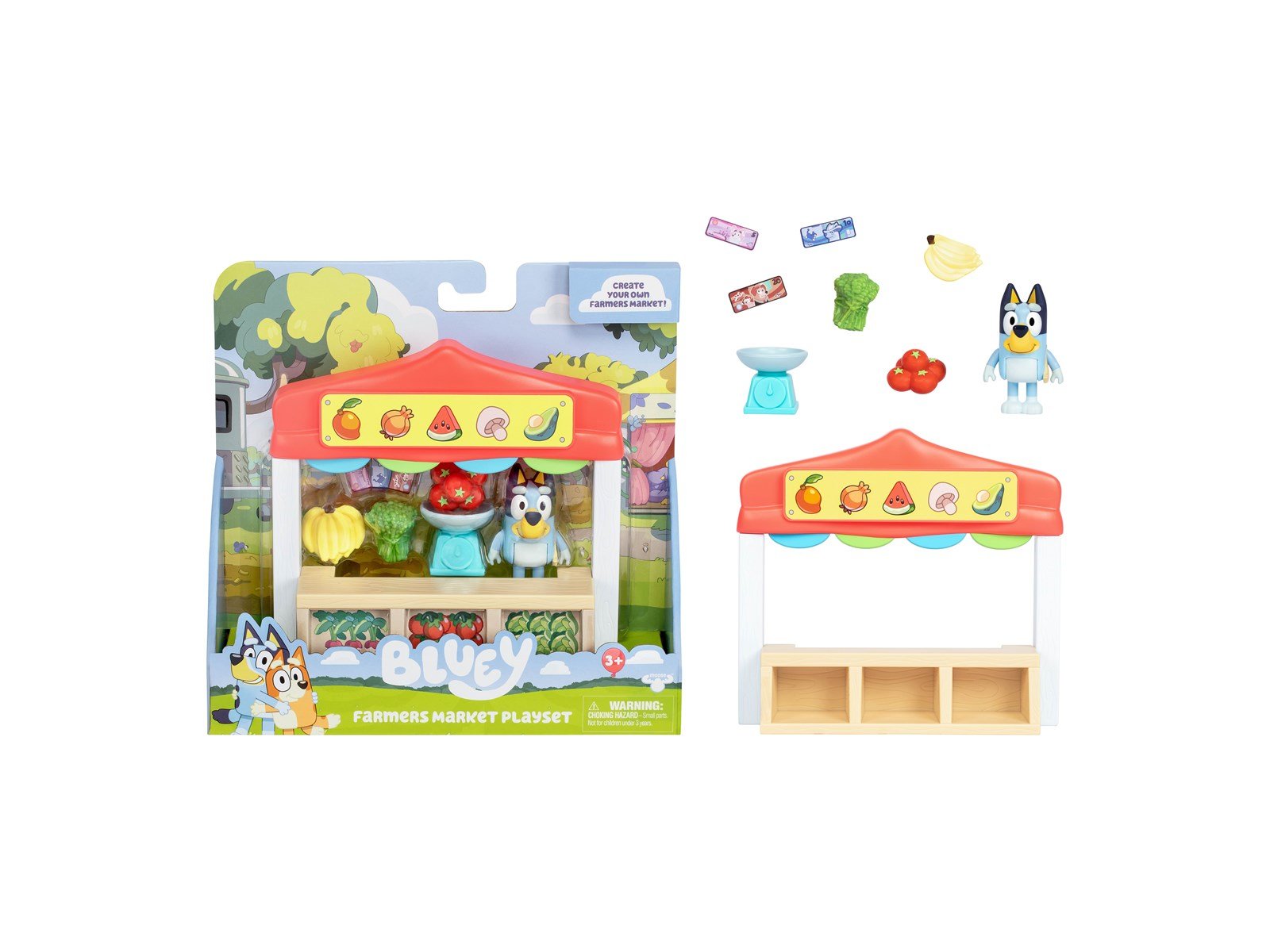 Bluey Farmers market  playset