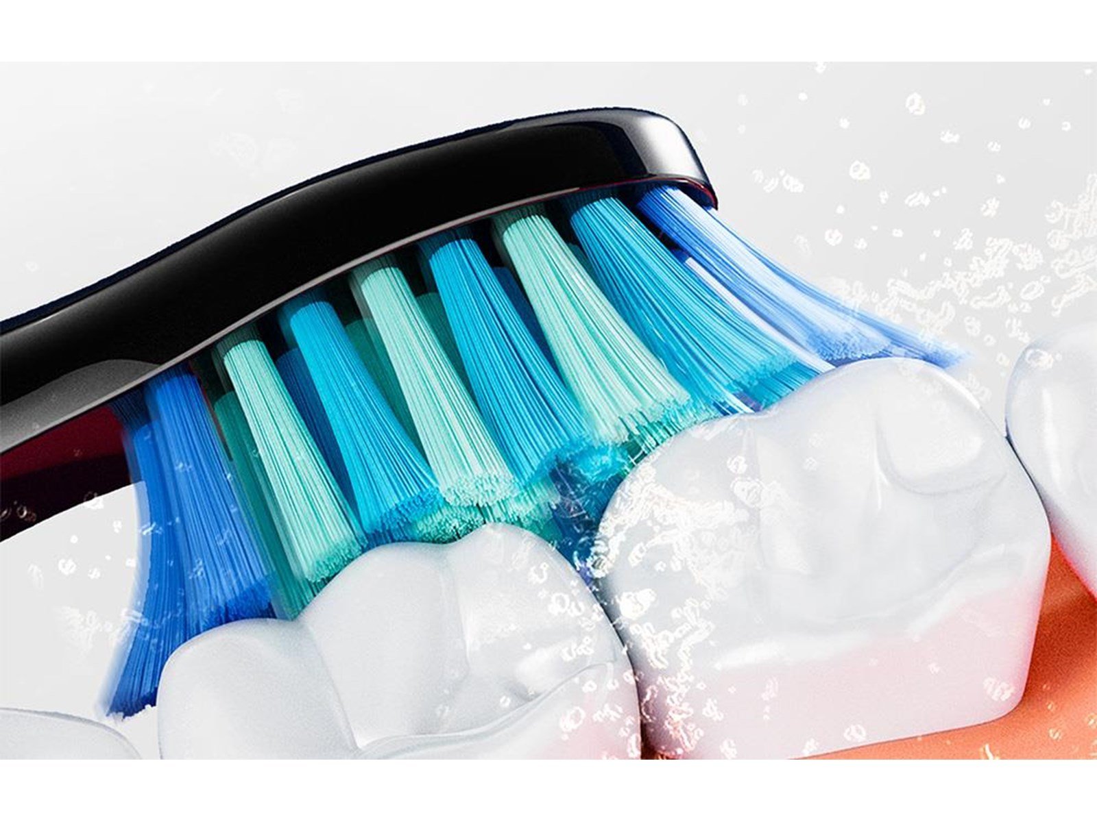 Bitvae Elektrische Zahnbürste Sonic toothbrush with tips set and travel case D2 (white)