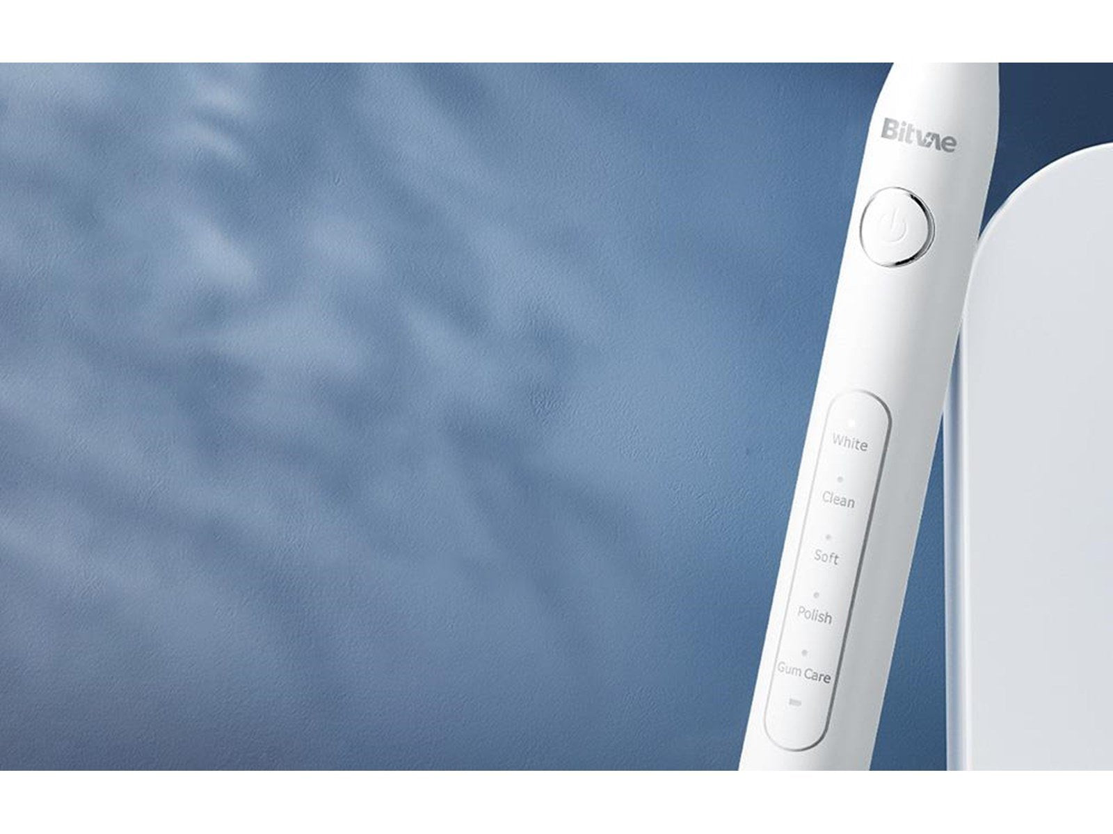 Bitvae Elektrische Zahnbürste Sonic toothbrush with tips set and travel case D2 (white)