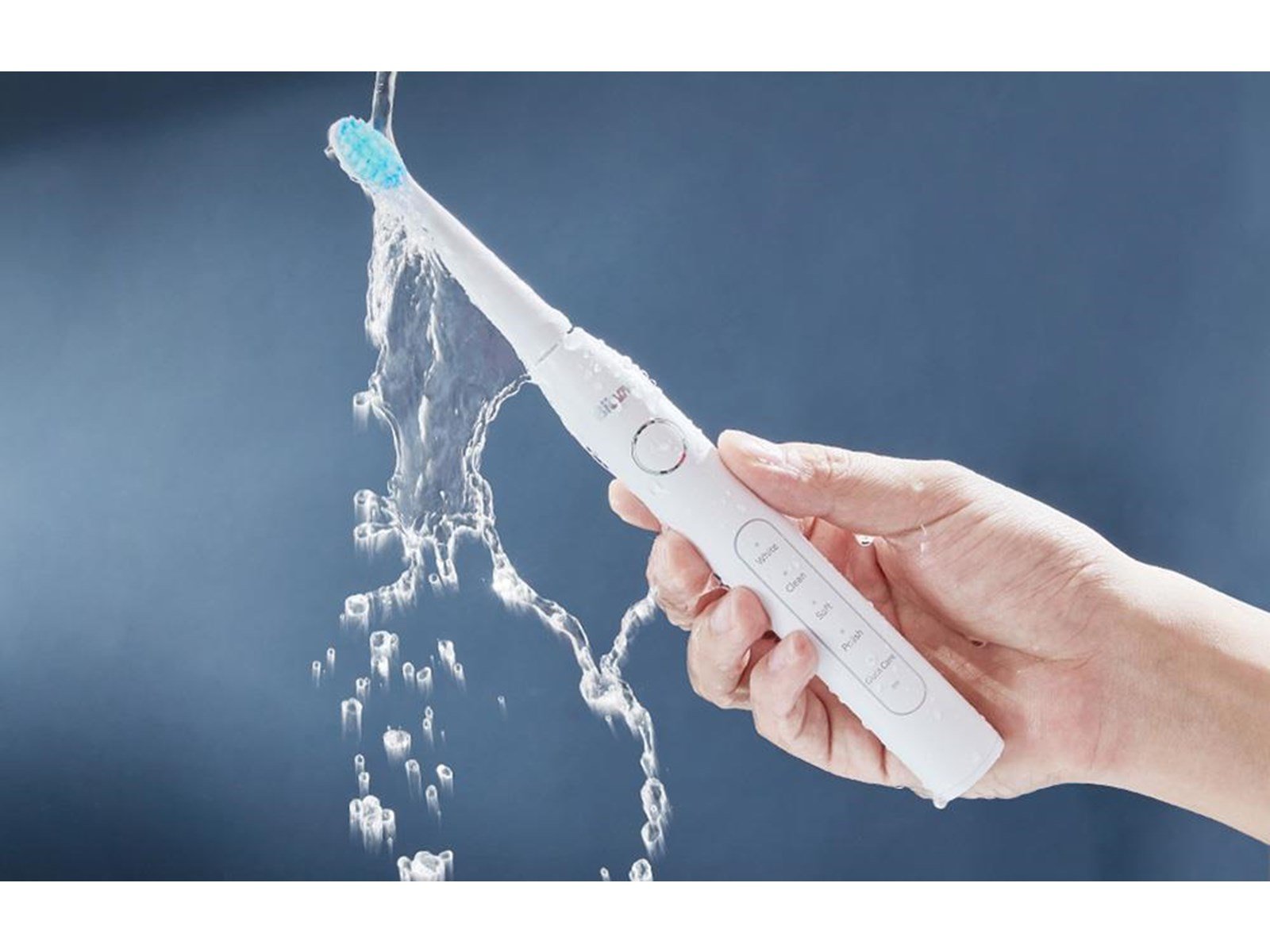 Bitvae Elektrische Zahnbürste Sonic toothbrush with tips set and travel case D2 (white)