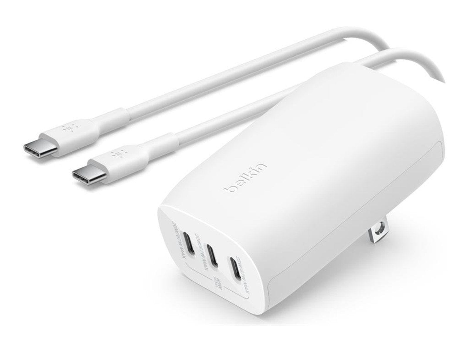 Belkin BoostCharge power adapter - PPS technology - 24 pin USB-C - 67 Watt