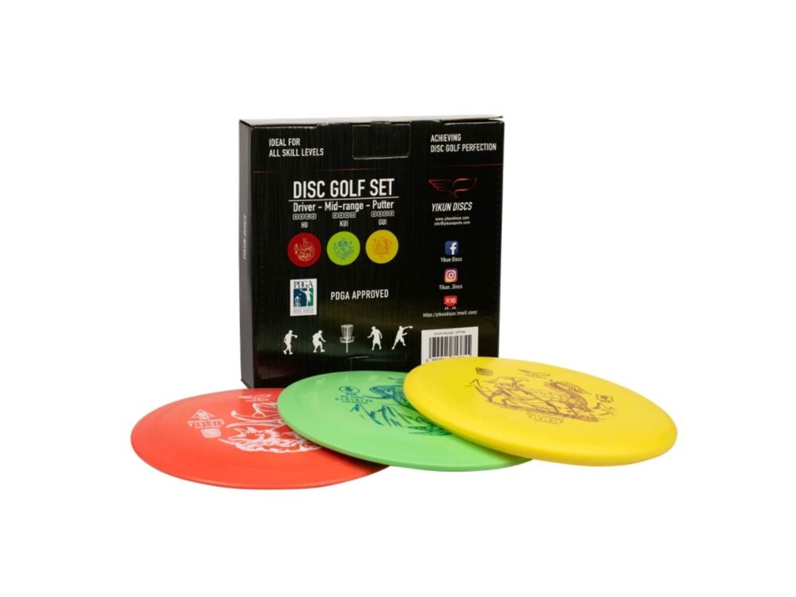 ASG Disc Golf Set 3-pack