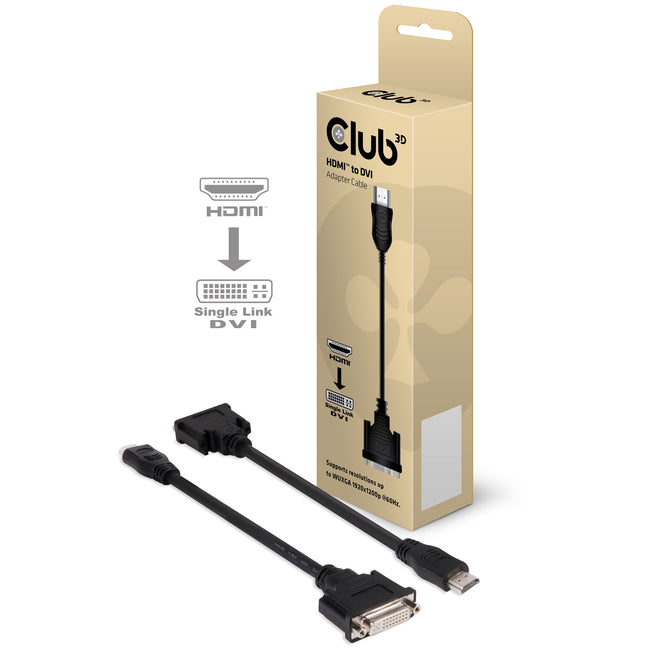 Club3D Adapter HDMI > DVI St/Bu retail