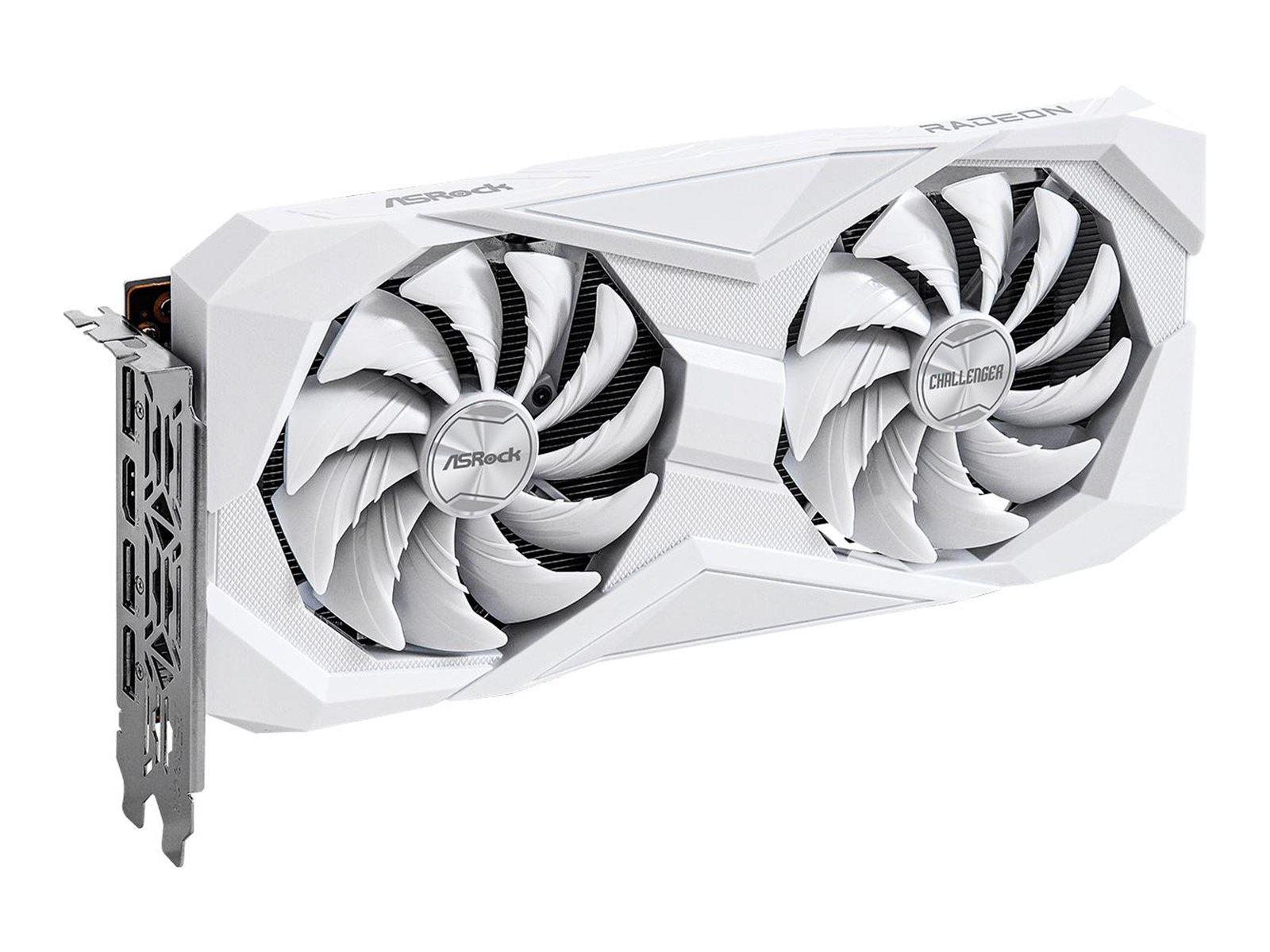 ASRock Radeon RX 6600 Challenger White - 8GB GDDR6 RAM - Grafikkarte