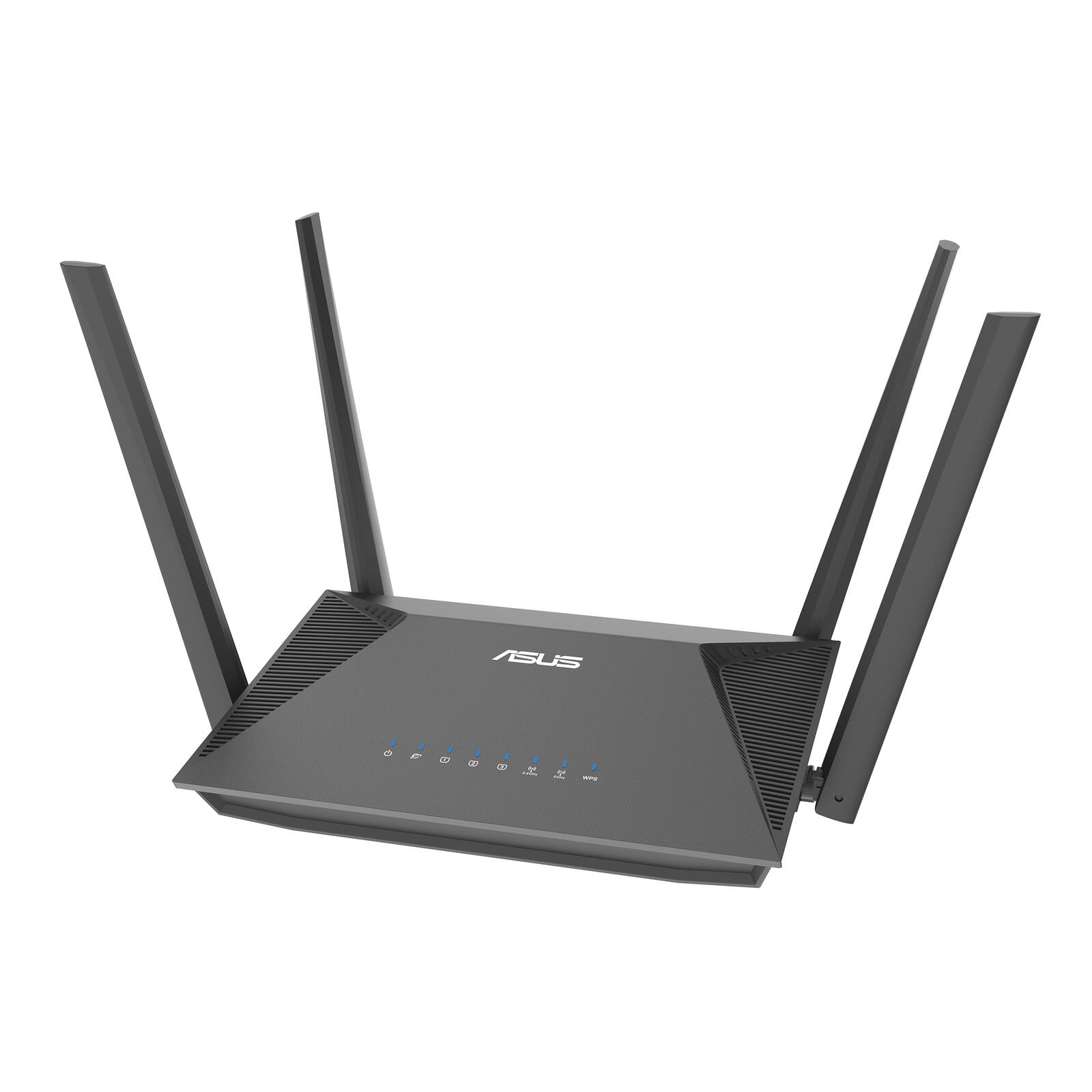 ASUS RT-AX52 AX1800 AiMesh kombinierbarer Router (WiFi 6, 1800 Mbit/s, Instant Guard, integriertes VPN, WPA3)