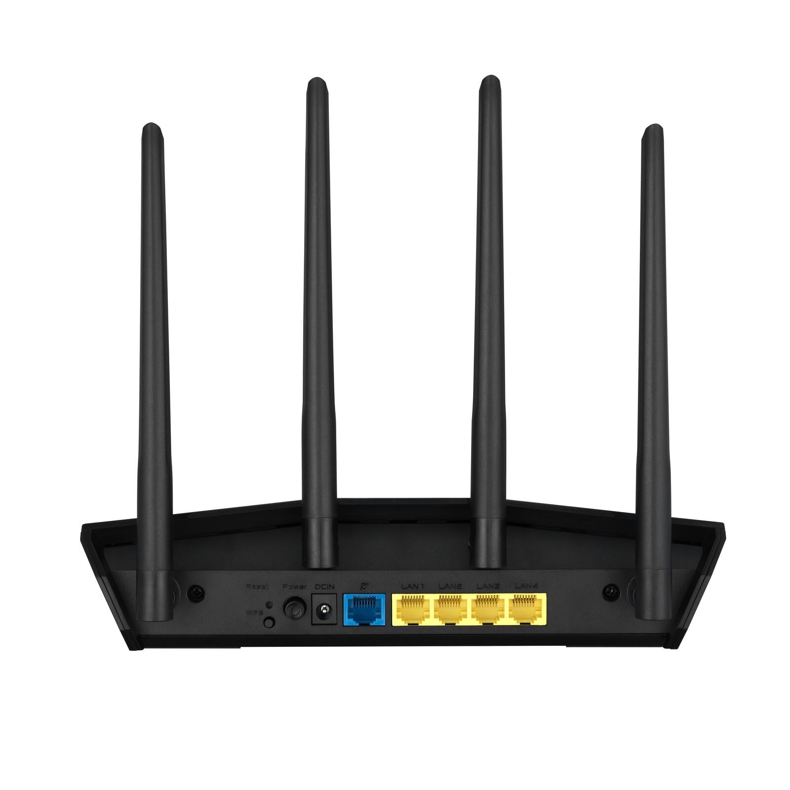 ASUS RT-AX57 AX3000 AiMesh Dual Band WLAN kombinierbarer Router (Tethering als 4G und 5G Router-Ersatz, WiFi 6, 1024-QAM