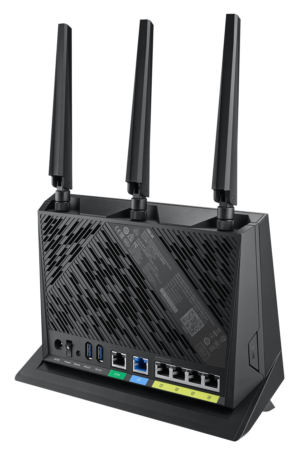 ASUS RT-AX86U Pro AX5700 AiMesh Dual Band WiFi 6 Gaming kombinierbarer Router (Tethering als 4G und 5G Router-Ersatz, PS
