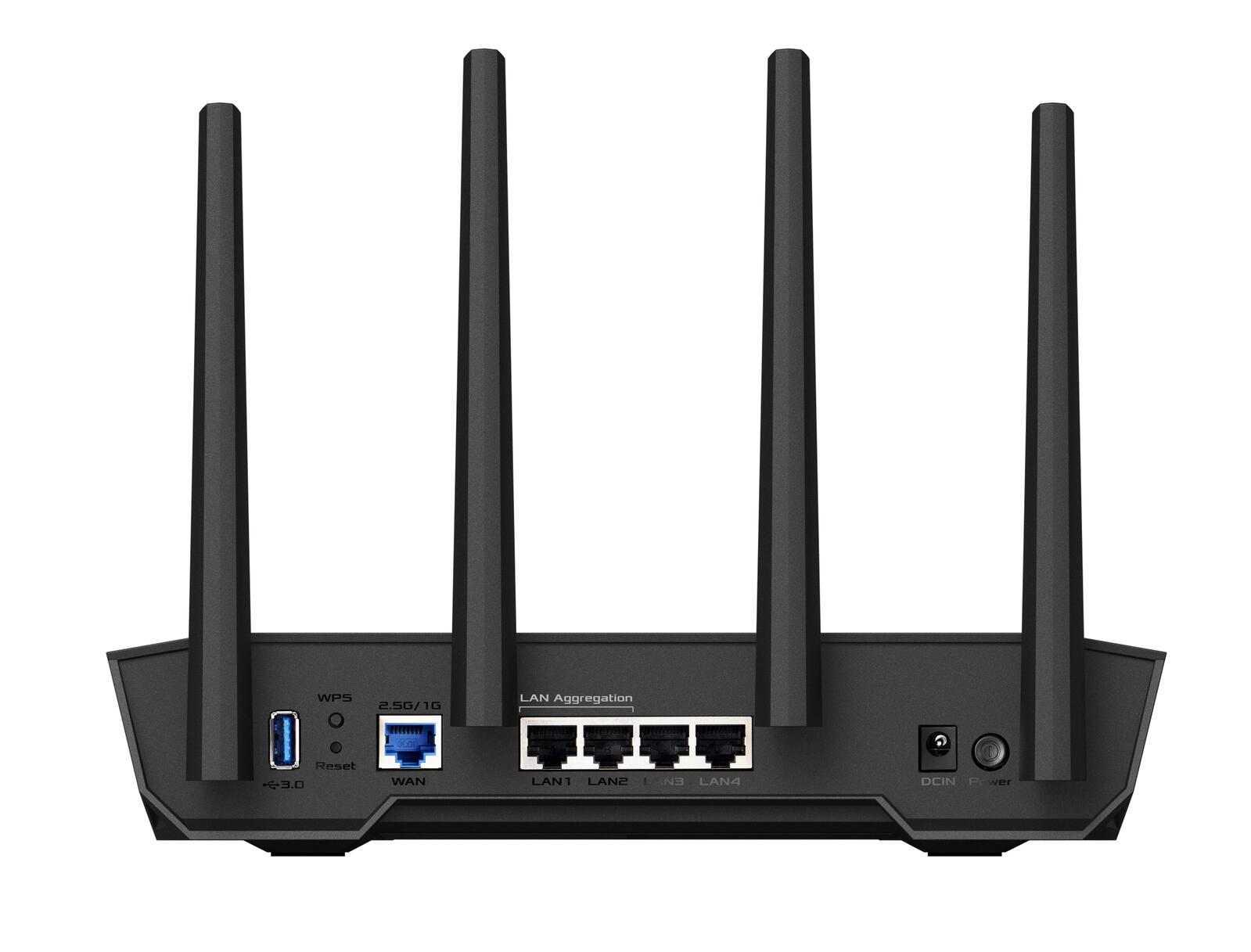 ASUS TUF Gaming AX4200 Dual Band WiFi 6 Gaming kombinierbarer Router (Tethering als 4G und 5G Router-Ersatz, WiFi 6, bis