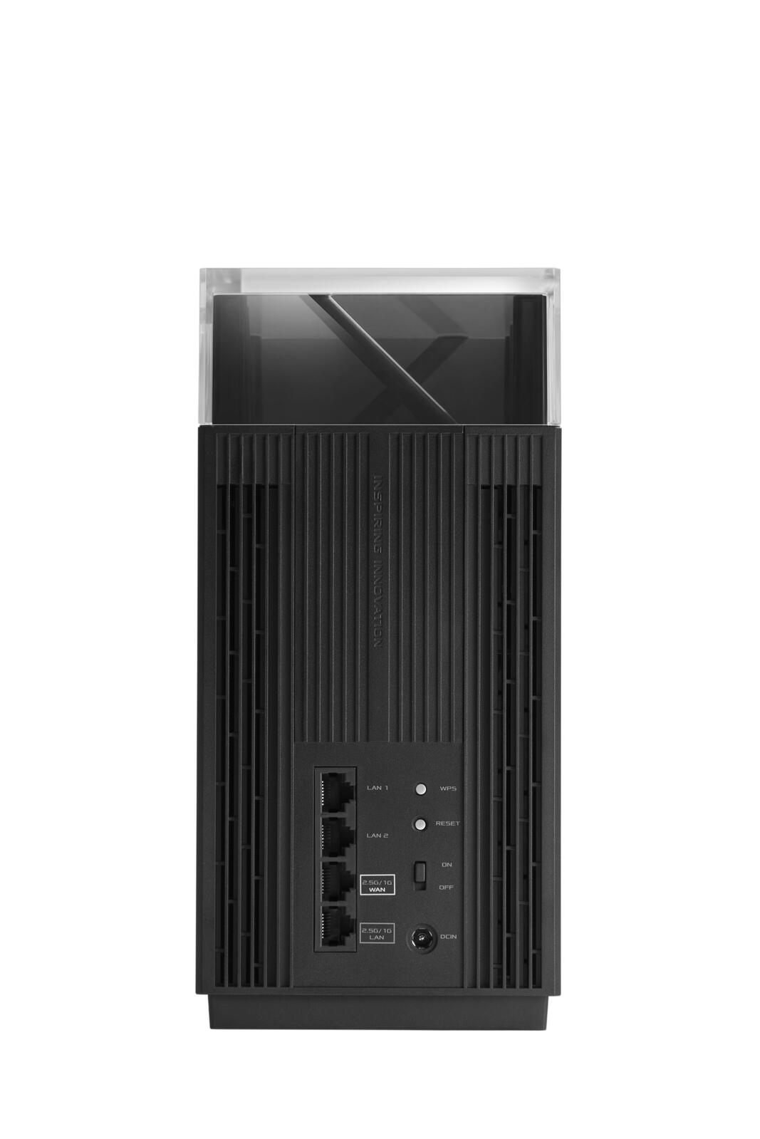 ASUS ZenWiFi Pro XT12 - 1er Set AX11000 Tri-Band WiFi 6 Mesh System kombinierbarer Router (Dual 5GHz 160MHz Band, duale