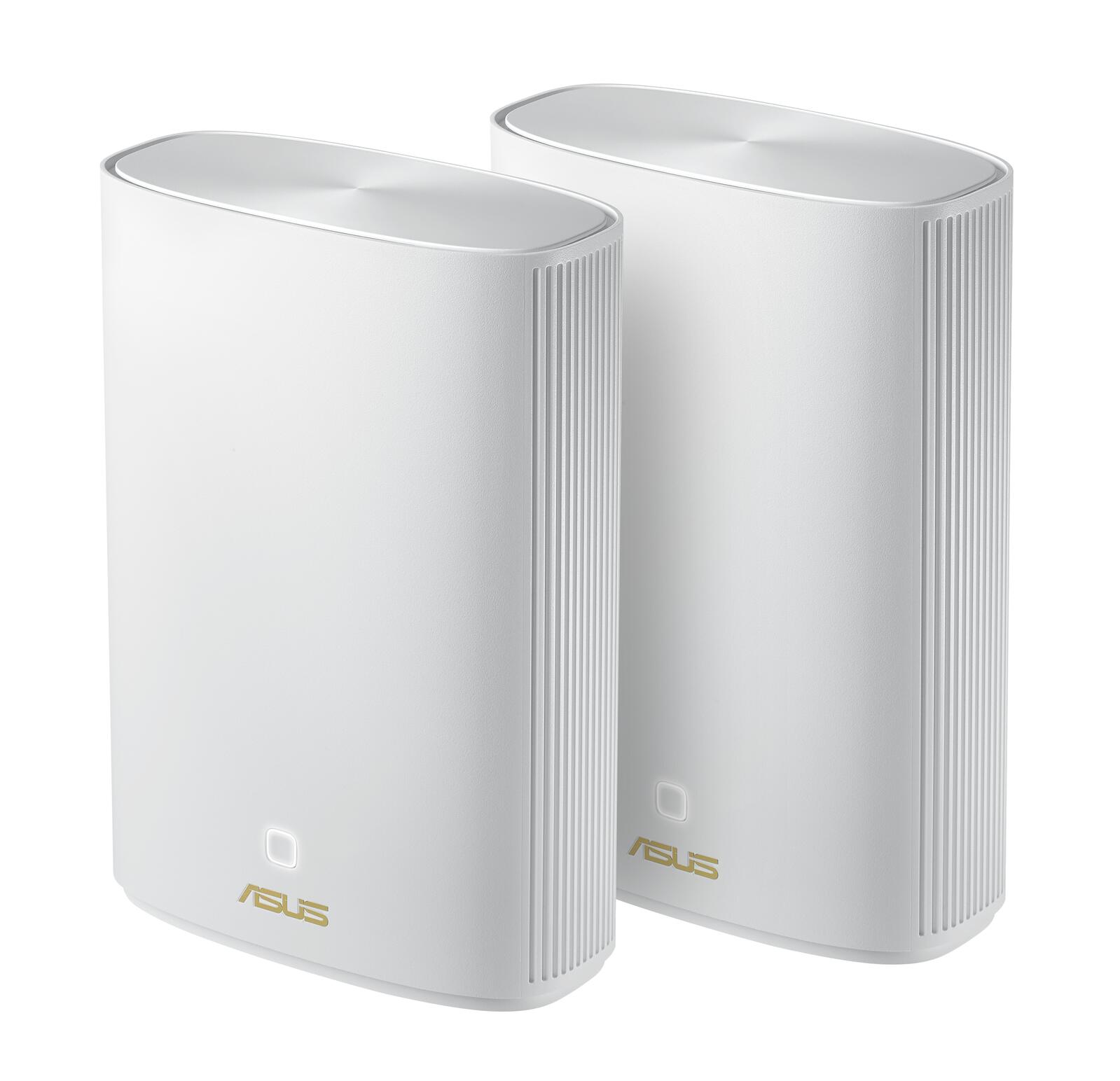 ZenWiFi AX Hybrid (XP4) AX1800 + Powerline 2er Set Weiß kombinierbarer Router (Tethering als 4G und 5G Router-Ersatz, AX