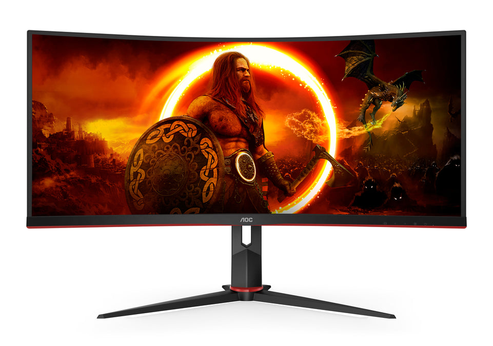 AOC 86,4cm (34")  CU34G2XP/BK 21:09 2xHDMI+2xDP+USB Curved retai