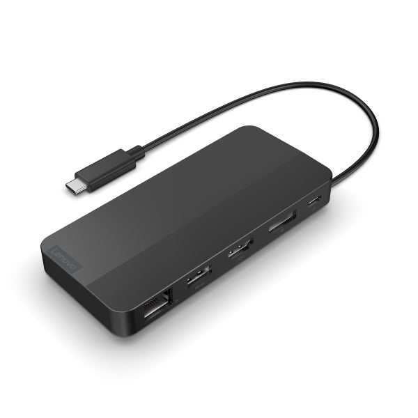 Lenovo USB-C Dual Display Travel Dock with Adapter