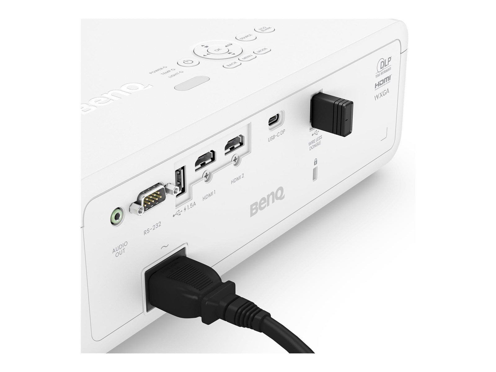 BenQ Projektoren LW650 - DLP projector - portable - 3D - white - 1280 x 800 - 4000 ANSI lumens