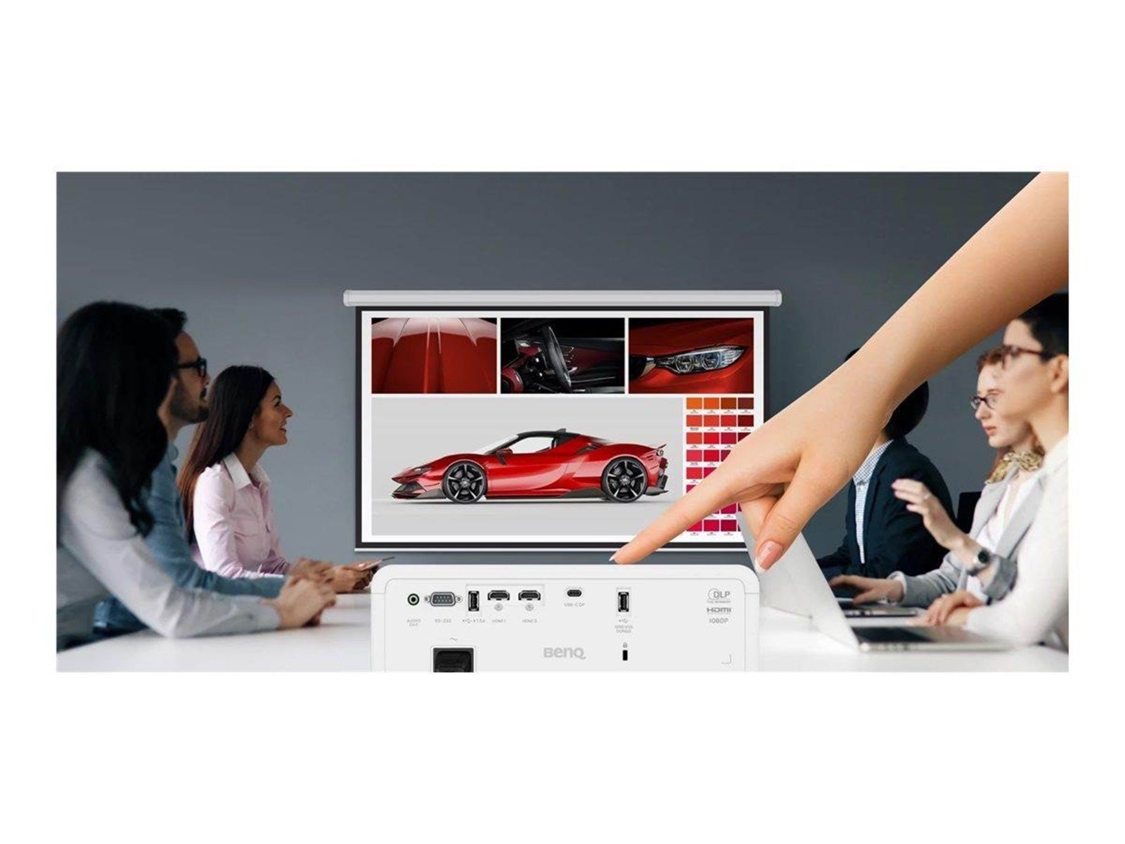 BenQ Projektoren LW650 - DLP projector - portable - 3D - white - 1280 x 800 - 4000 ANSI lumens