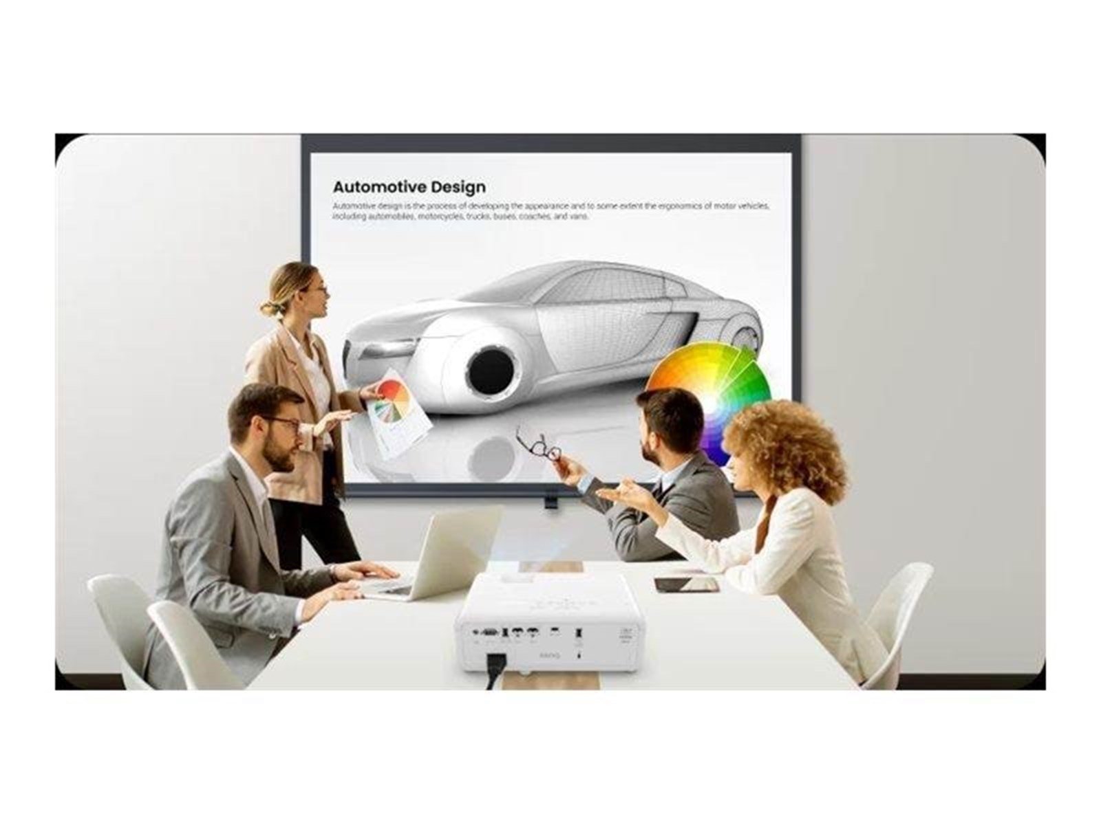 BenQ Projektoren LW650 - DLP projector - portable - 3D - white - 1280 x 800 - 4000 ANSI lumens