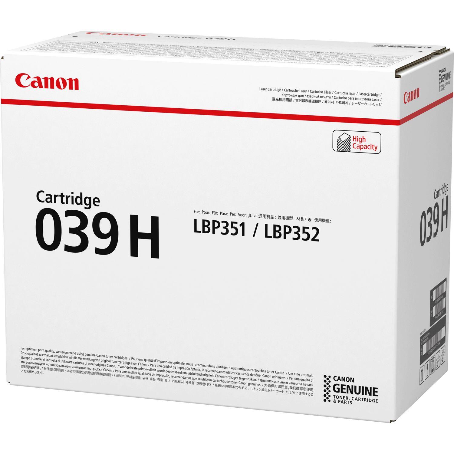Canon Original Toner 039H schwarz 25.000 Seiten (0288C001)