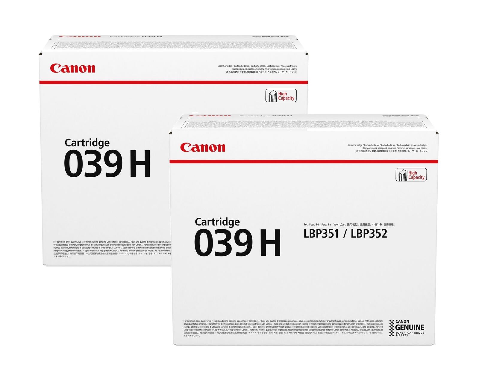 Canon Original Toner 039H Doppelpack schwarz (OP0288C001)