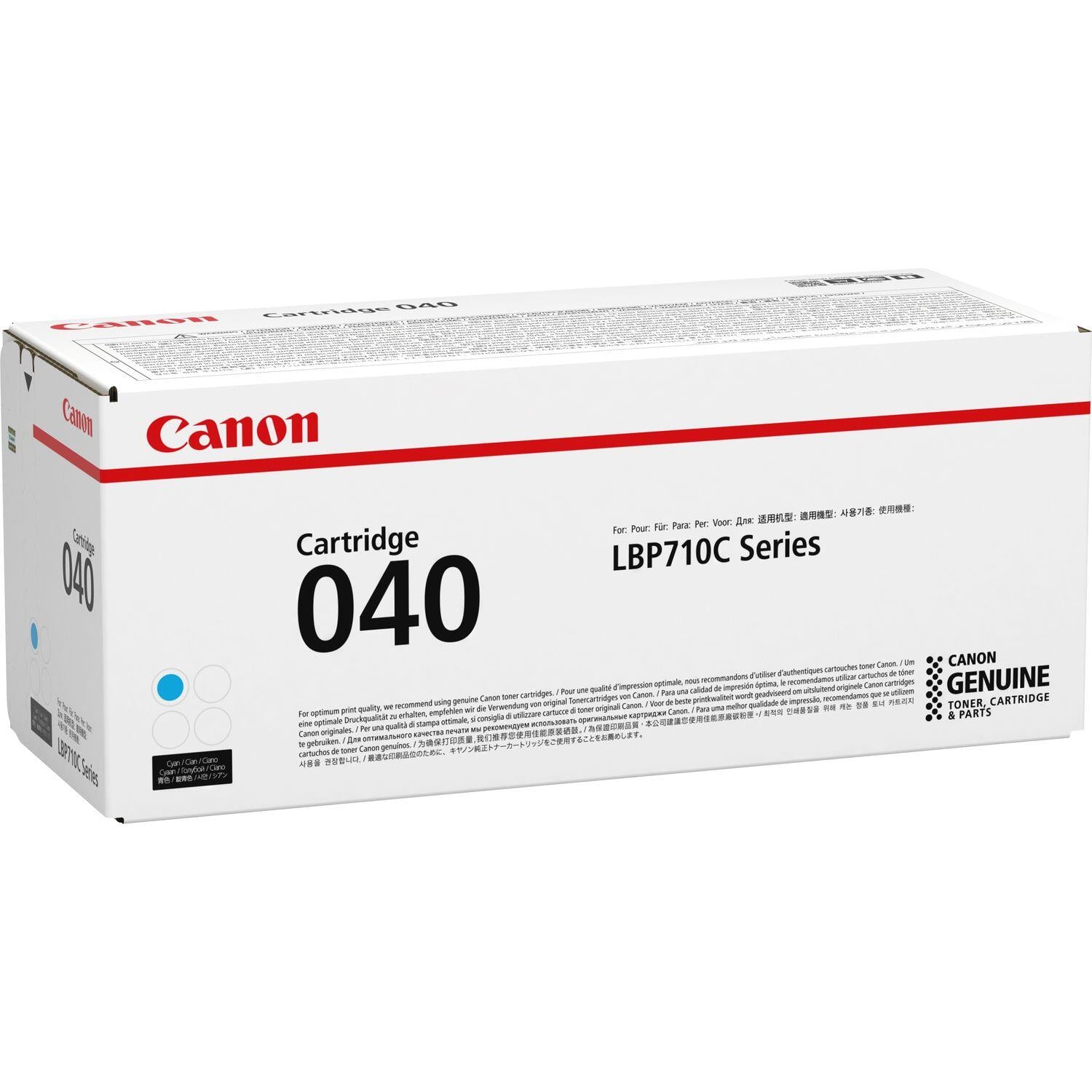 Canon Original Toner 040 4er-Set schwarz, cyan, magenta, gelb (OP0460C001)