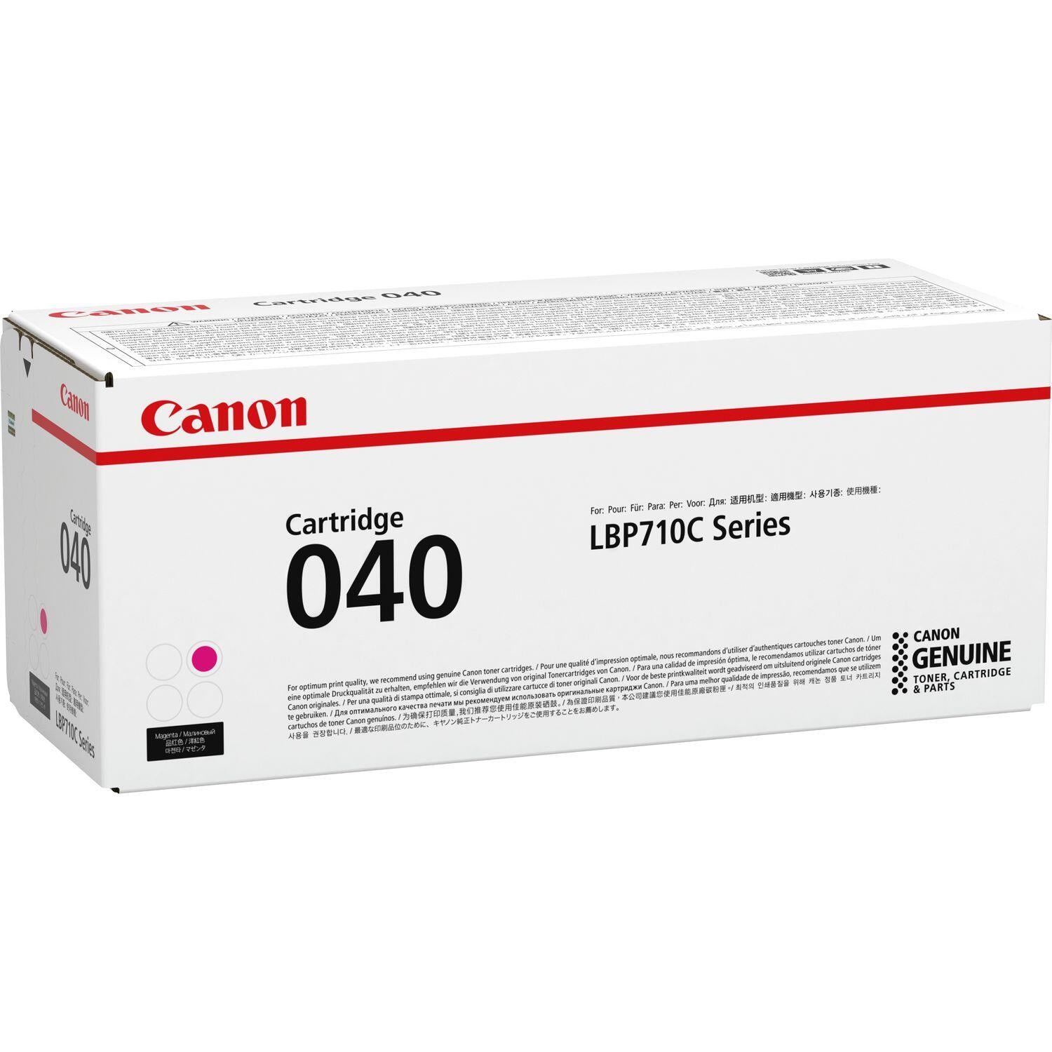 Canon Original Toner 040 4er-Set schwarz, cyan, magenta, gelb (OP0460C001)