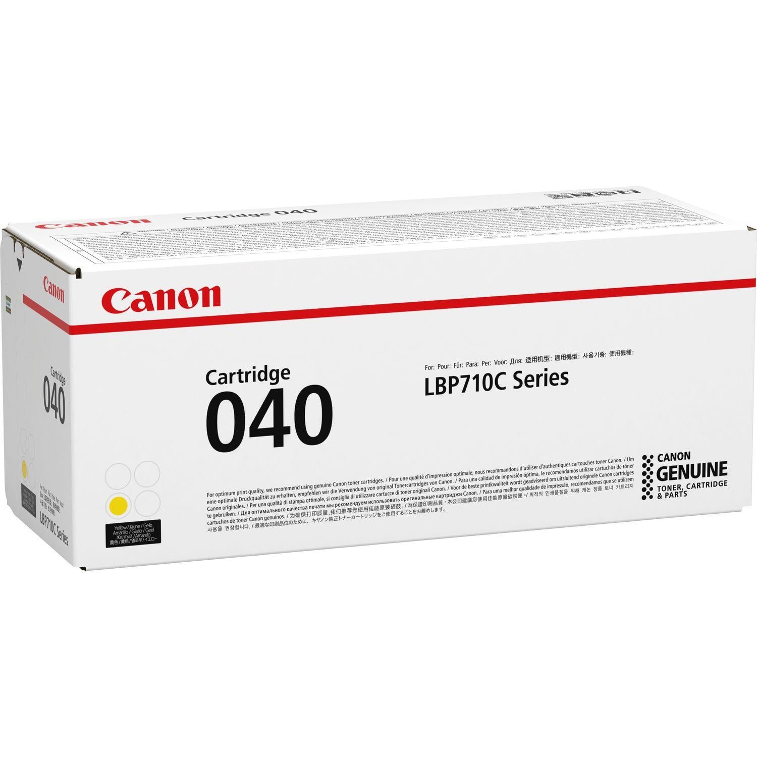 Canon Original Toner 040 4er-Set schwarz, cyan, magenta, gelb (OP0460C001)