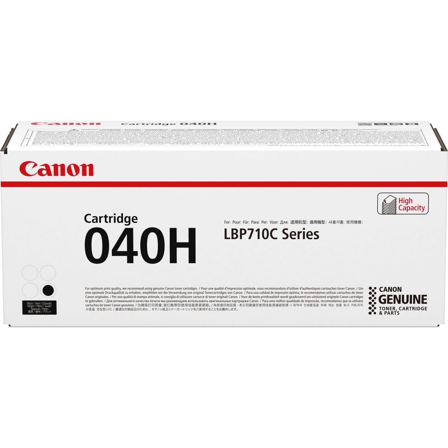 Canon Original Toner 040H 4er-Set schwarz, cyan, magenta, gelb (OP0461C001)
