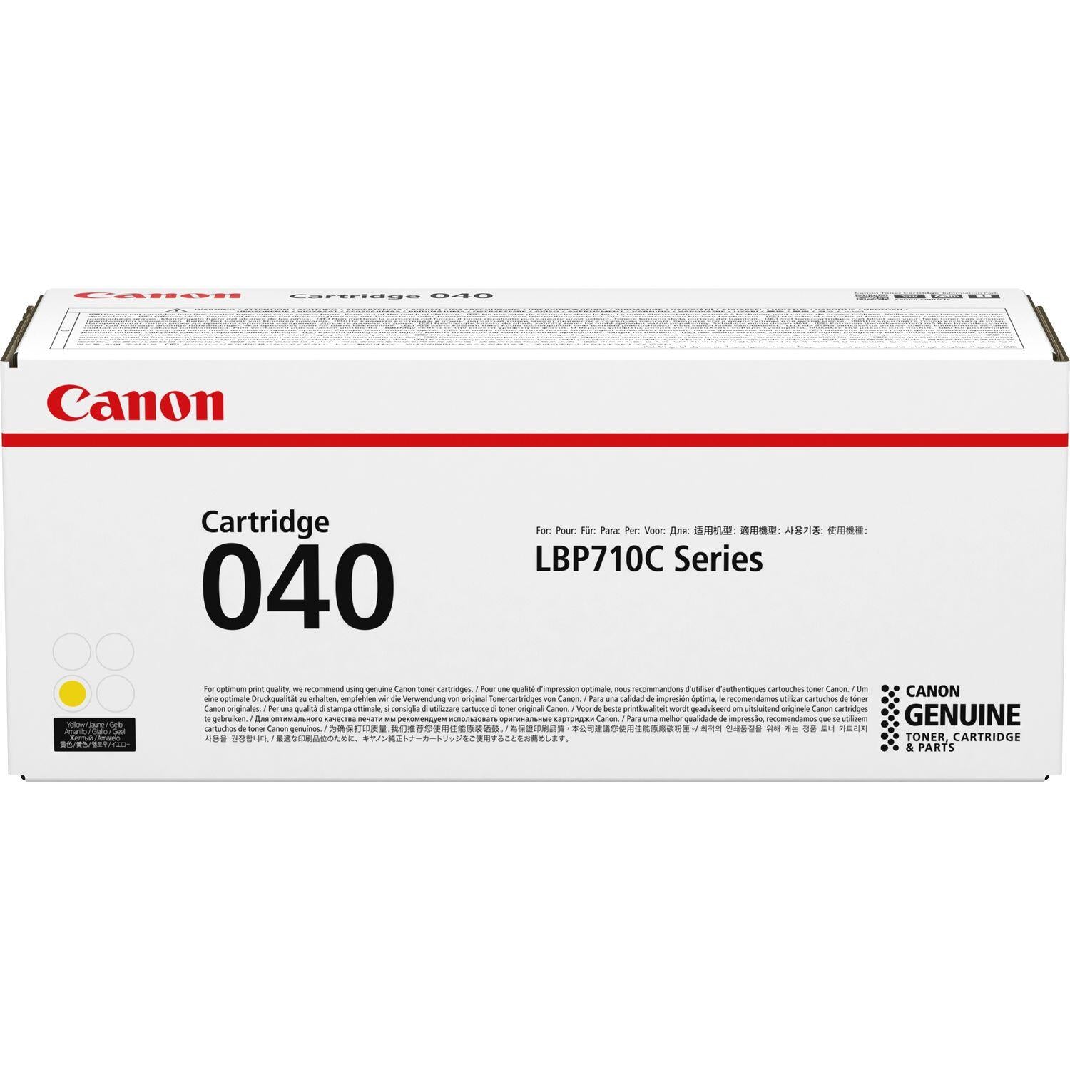 Canon Original Toner 040H 4er-Set schwarz, cyan, magenta, gelb (OP0461C001)