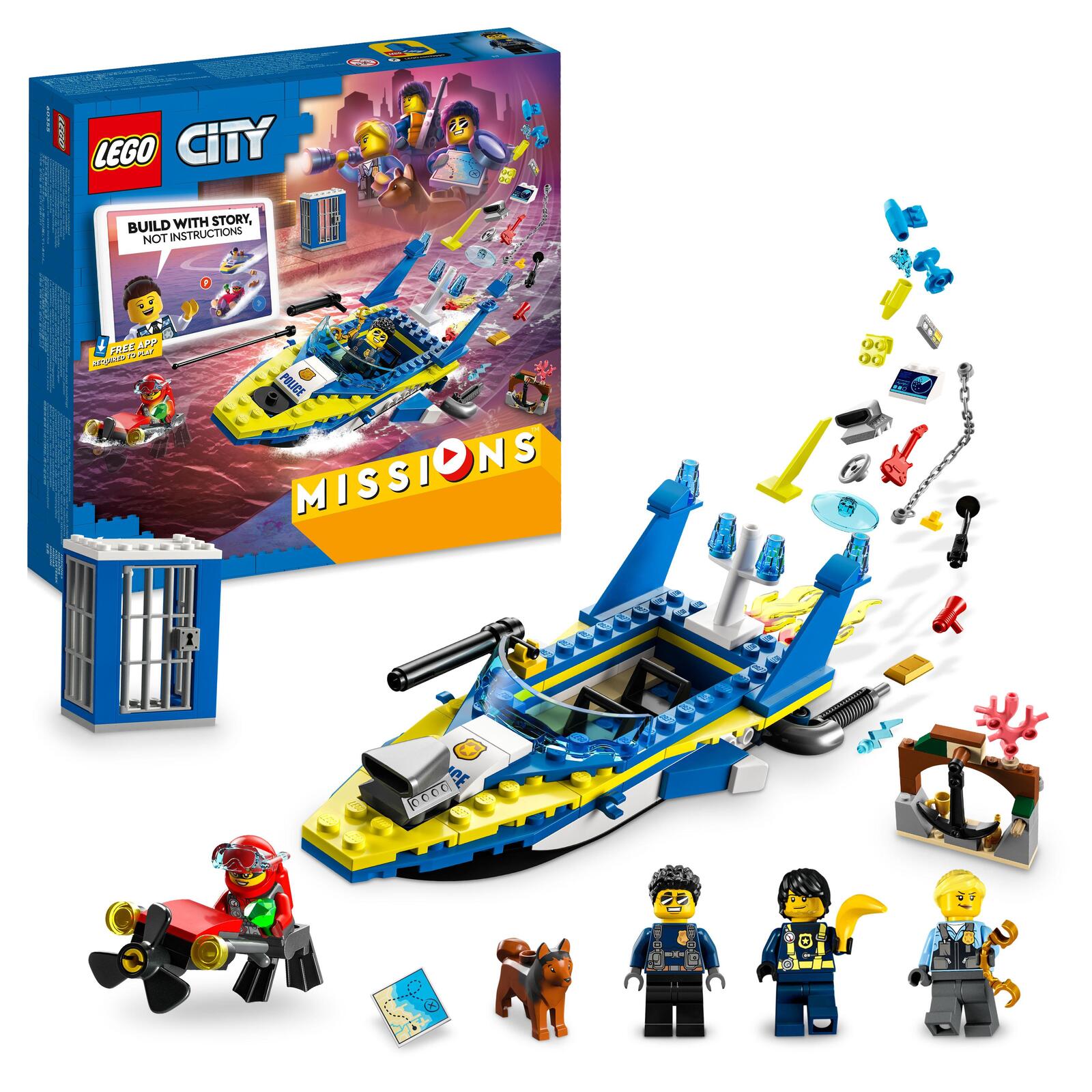 LEGO® City Detektivmissionen der Wasserpolizei 60355
