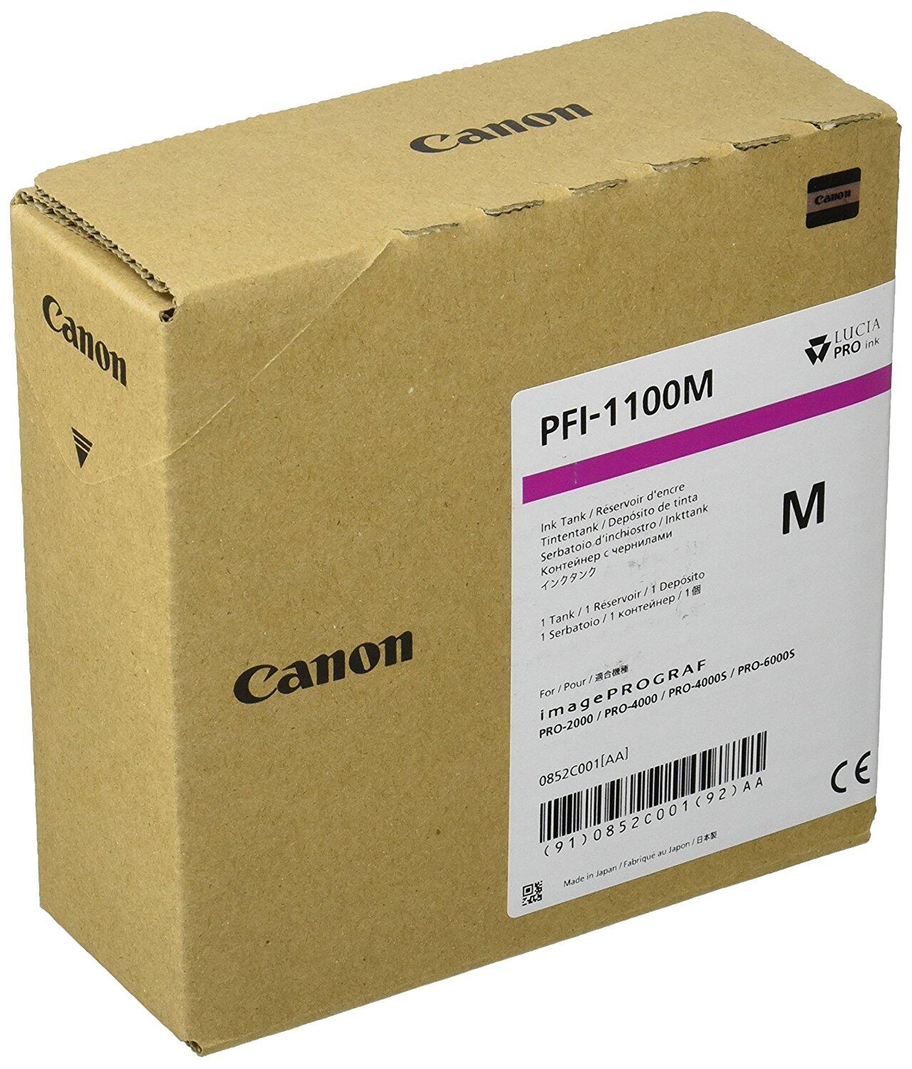 Canon Original PFI-1100M Druckerpatrone - magenta (0852C001)