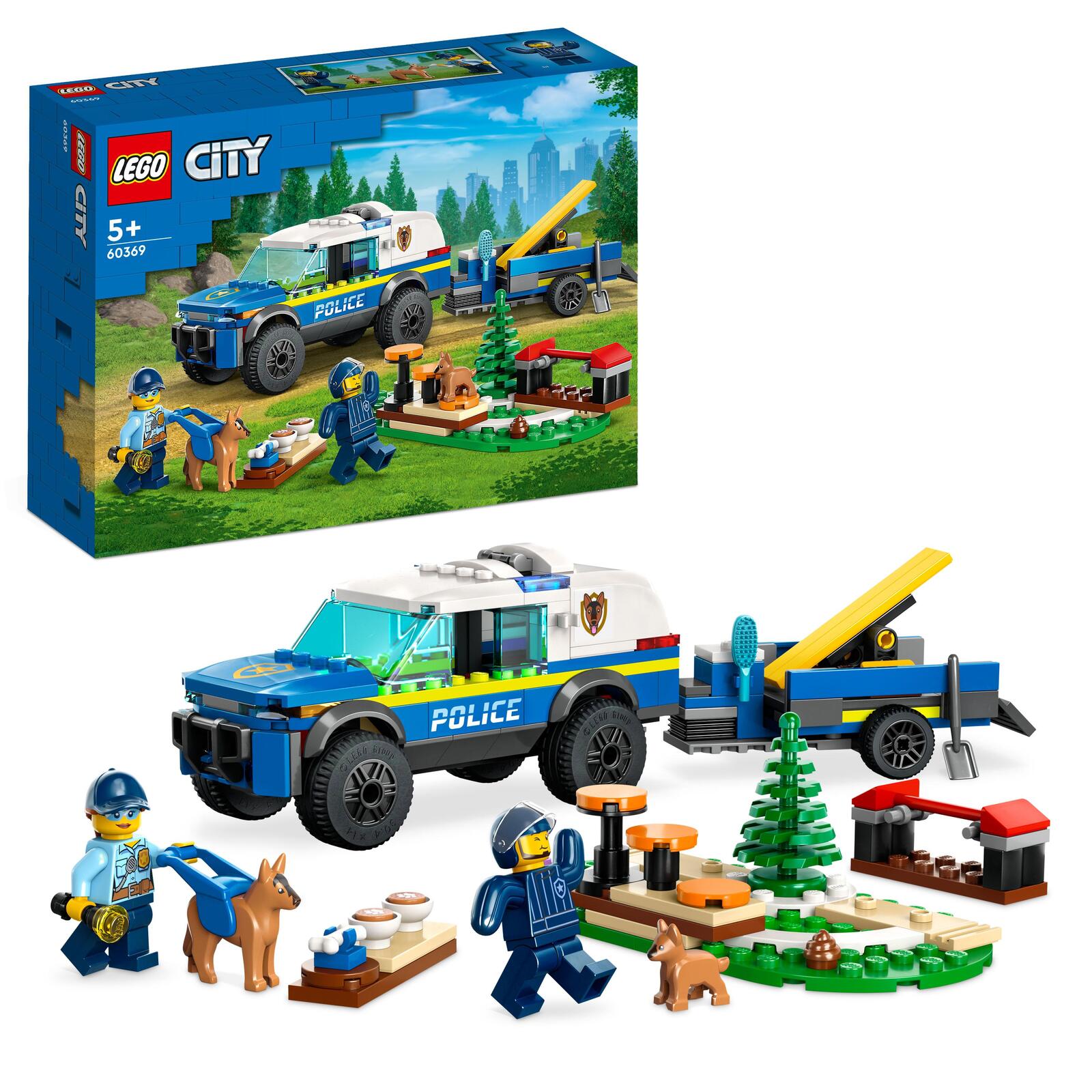 LEGO® City Mobiles Polizeihunde-Training 60369
