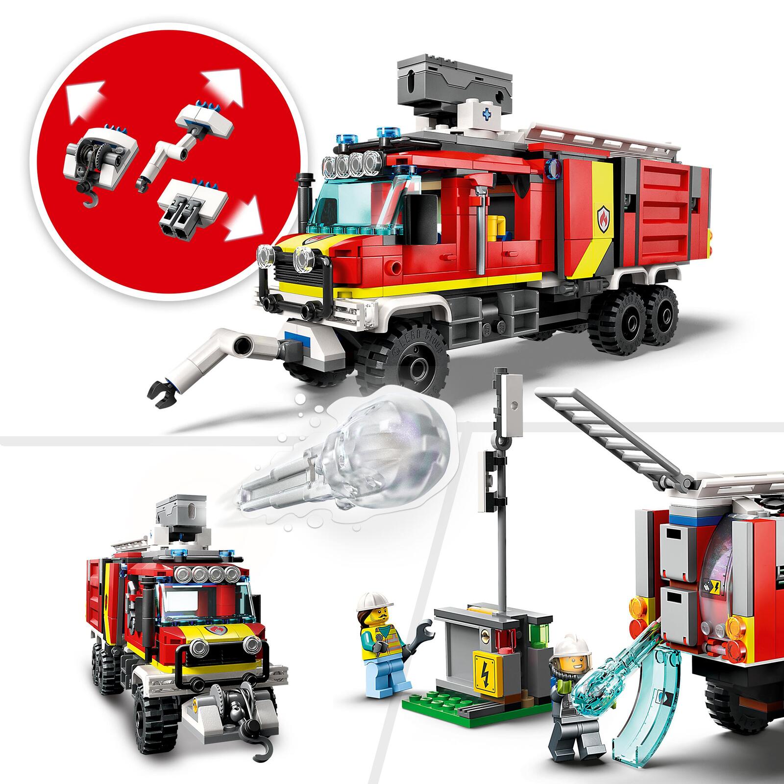 LEGO® City Einsatzleitwagen der Feuerwehr 60374