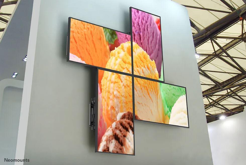 Neomounts LED-VW2000BLACK Videowall-Wandhalterung für Flachbildschirme bis 75' (191 cm)