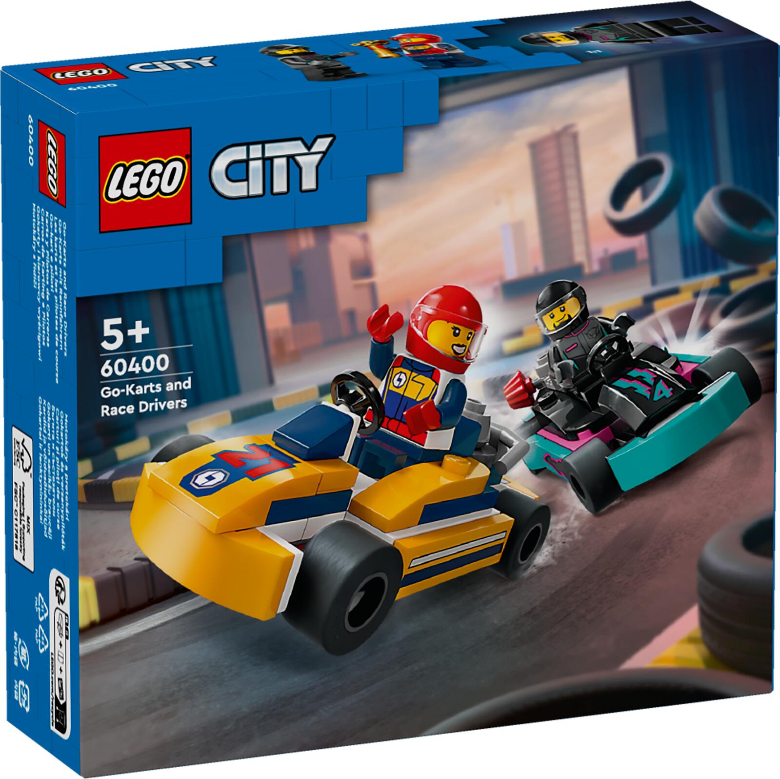 LEGO® City Fahrzeuge 60400 Go-Karts mit Rennfahrern