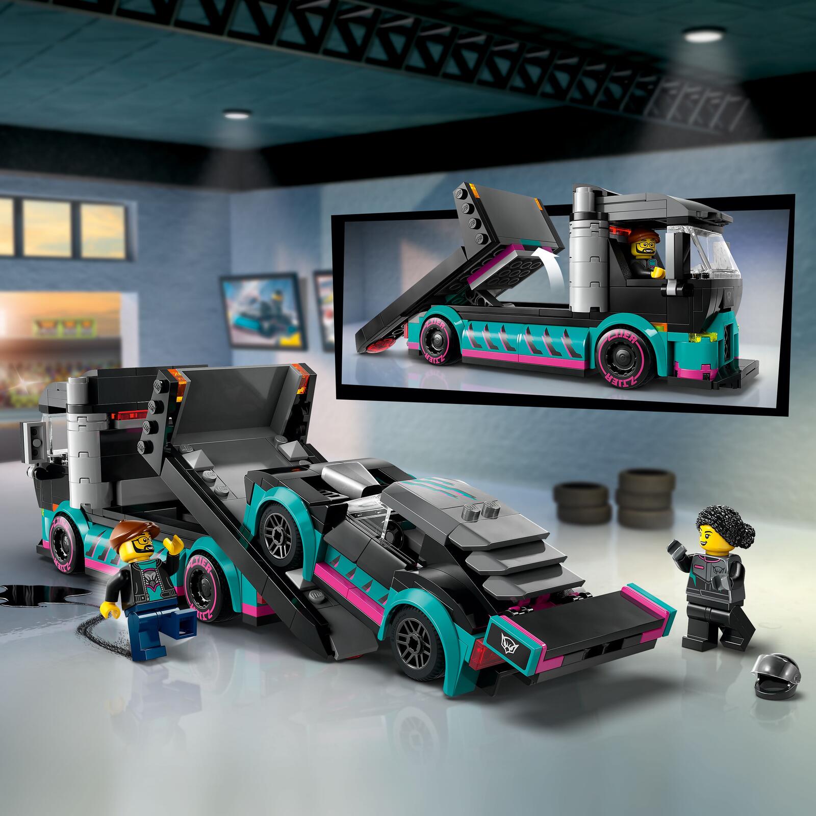 LEGO® City Fahrzeuge 60406 Autotransporter mit Rennwagen