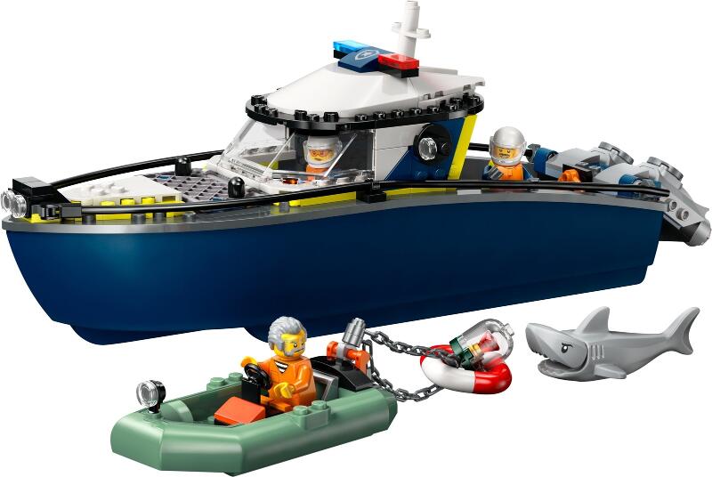 LEGO® City Verfolgungsjagd im Polizeiboot