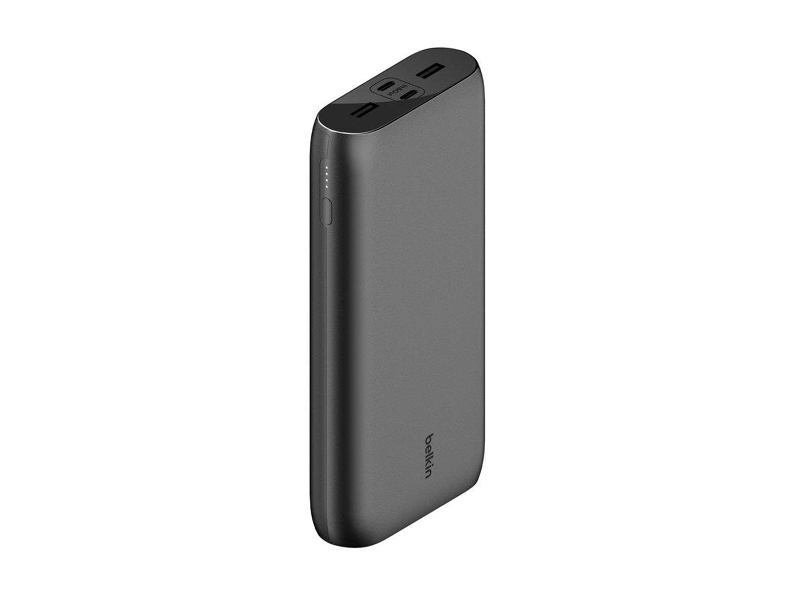 Belkin BoostCharge power bank - USB 24 pin USB-C - 32 Watt Powerbank (Akku) - schwarz - 26000 mAh