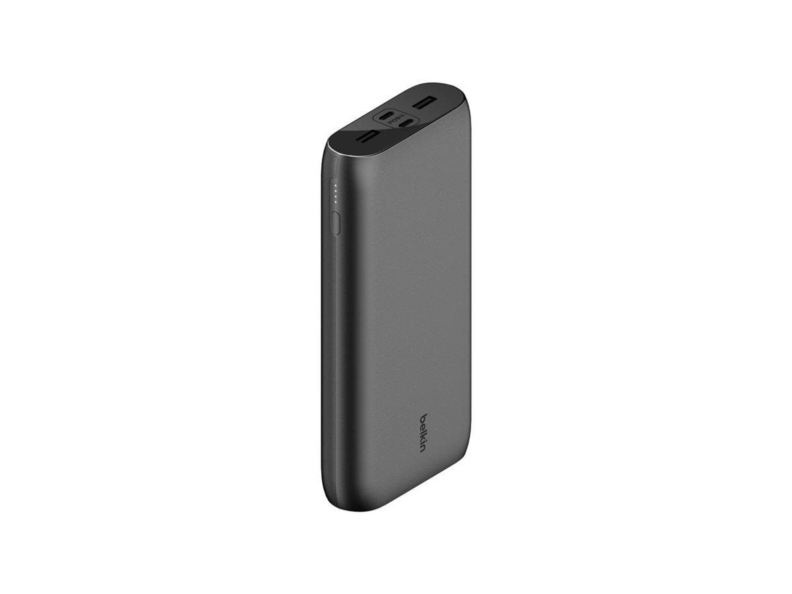 Belkin BoostCharge power bank - USB 24 pin USB-C - 32 Watt Powerbank (Akku) - schwarz - 26000 mAh