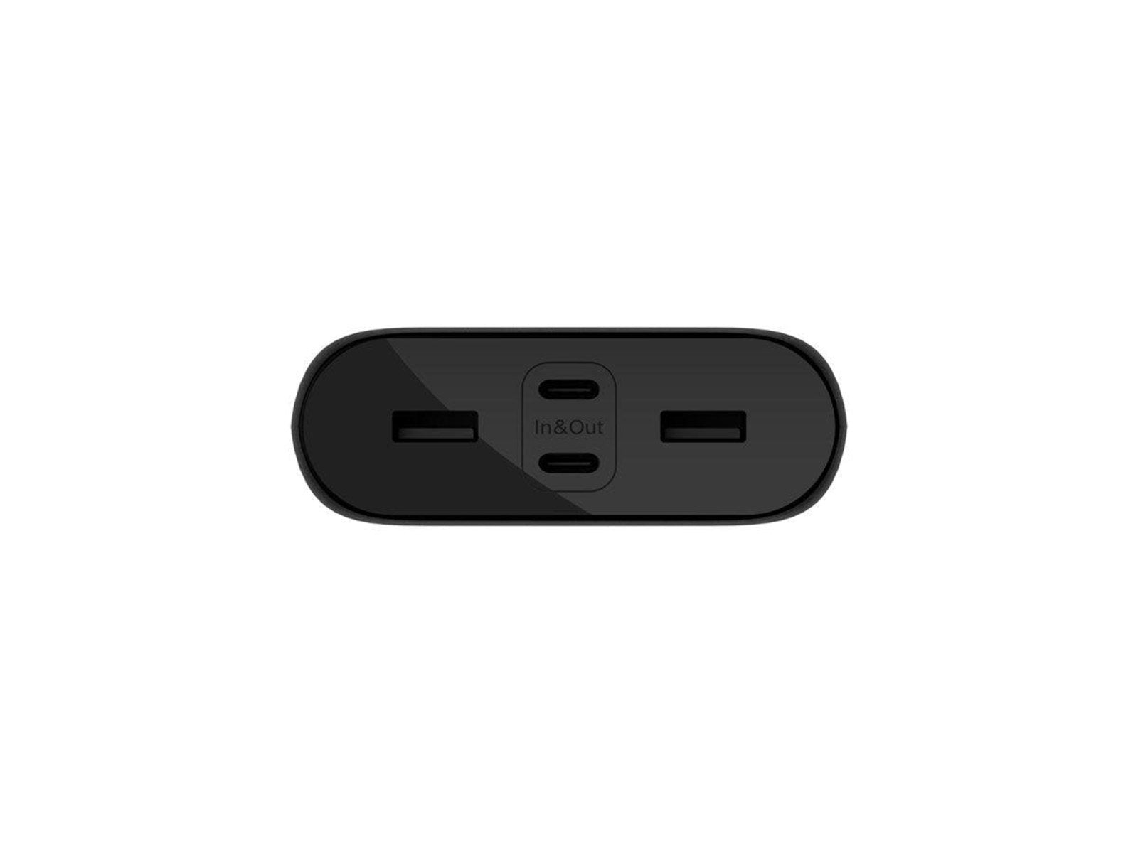 Belkin BoostCharge power bank - USB 24 pin USB-C - 32 Watt Powerbank (Akku) - schwarz - 26000 mAh
